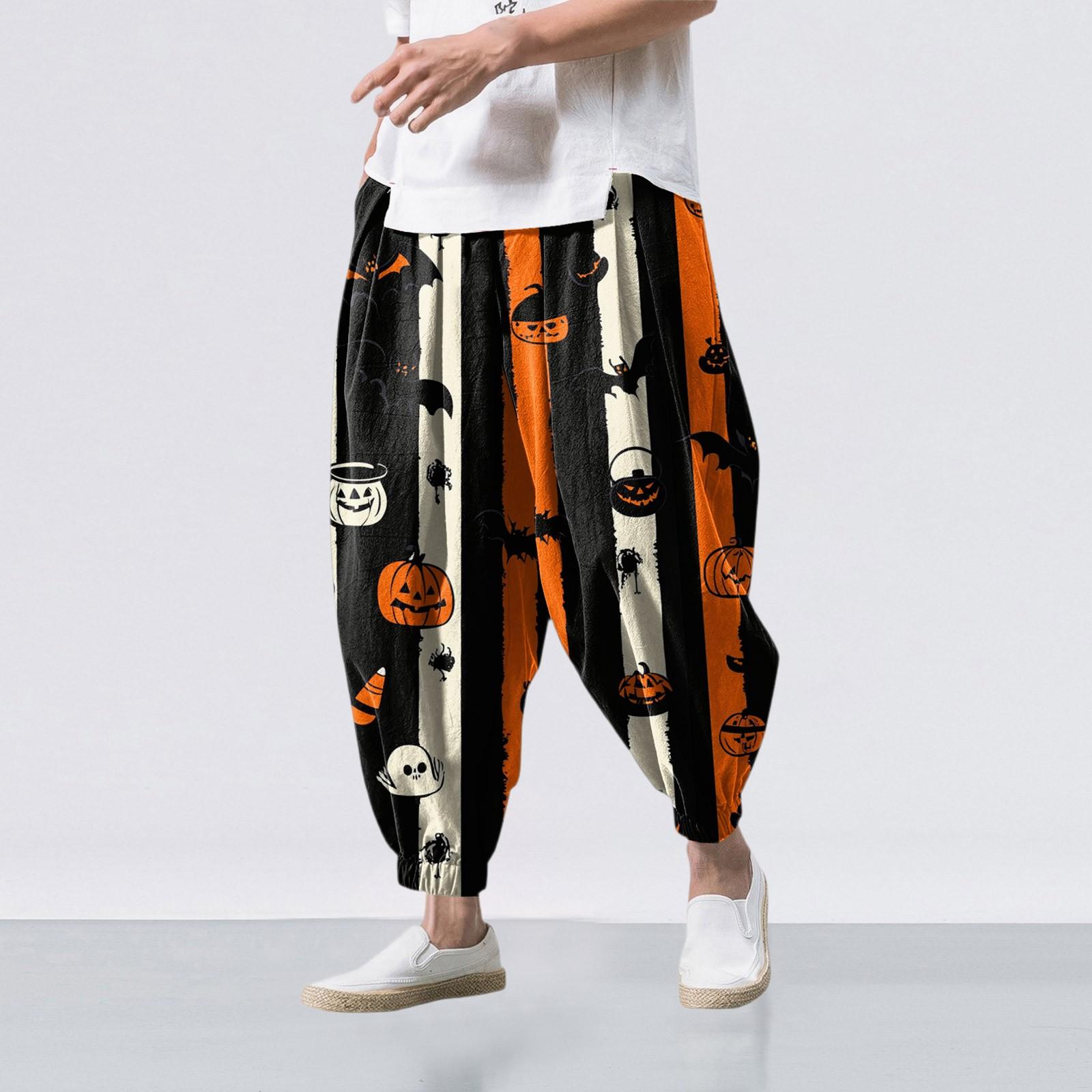Halloween Print - Casual Wide-leg Pants, Men s Loose Casual Pants M чорний
Halloween Print - Casual Wide-leg Pants, Men s Loose Casual Pants M чорний