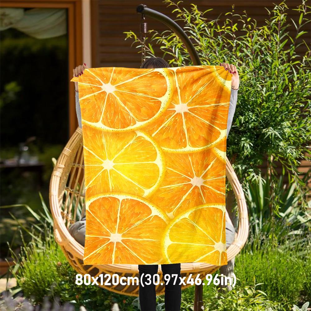 1PC orange slicesOutdoor Flannel Blanket - Soft Plush Decor for Picnics, camping, Bedroom, Playroom, Office, or Lunch Break 1339A 80x120cm(31x47inch)
1PC orange slicesOutdoor Flannel Blanket - Soft Plush Decor for Picnics, camping, Bedroom, Playroom, Office, or Lunch Break 1339A 80x120cm(31x47inch)