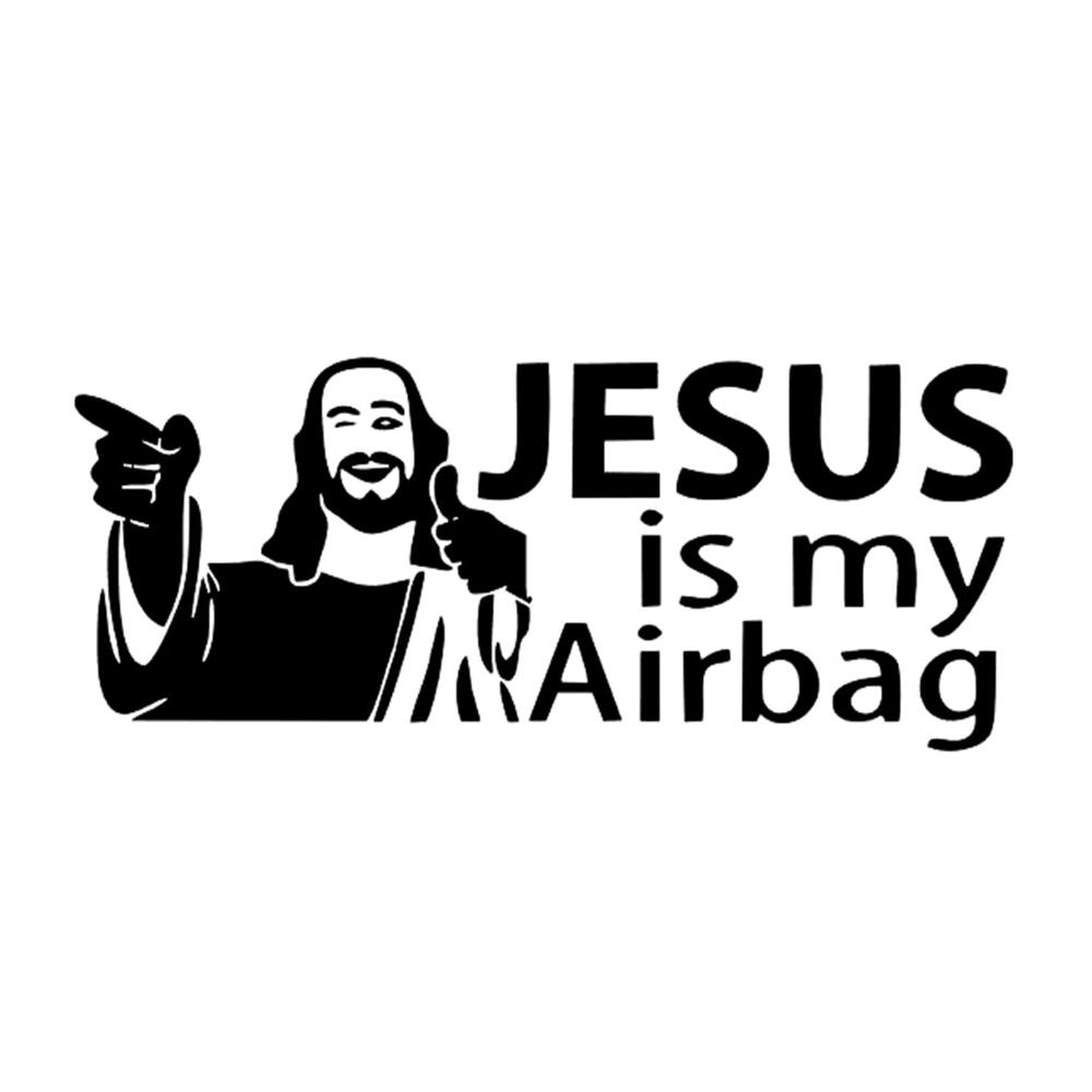 JESUS IS MY AIRBAG Custom Vinyl Car Sticker Decal for SUV/Truck/Windows - Waterproof, UV Resistant, Laser Cut, Easy to Install 15X6CM чорний
JESUS IS MY AIRBAG Custom Vinyl Car Sticker Decal for SUV/Truck/Windows - Waterproof, UV Resistant, Laser Cut, Easy to Install 15X6CM чорний