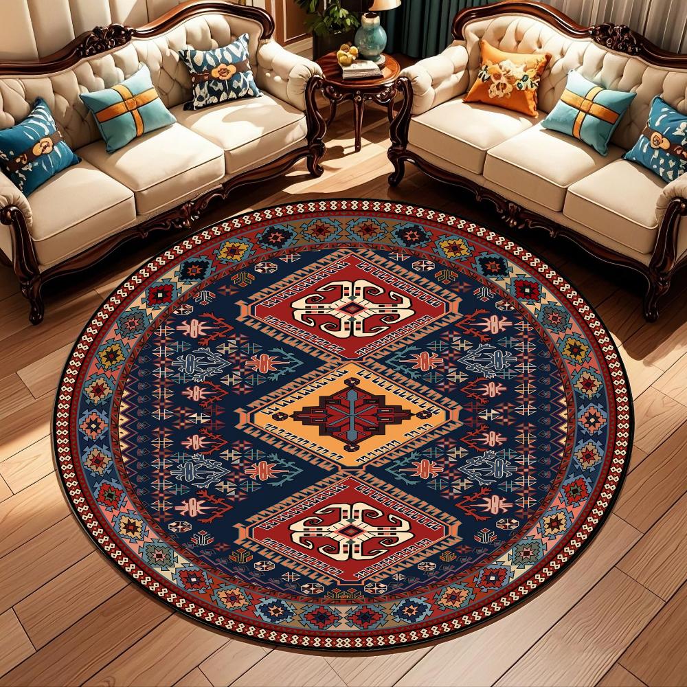 Luxurious Persian Style Round Rug Living Room Round Carpet Sofa Floor Mat Home Decor Bedroom Bedside Rug Kitchen Rug Rugs Gift 80cm x 80cm
Luxurious Persian Style Round Rug Living Room Round Carpet Sofa Floor Mat Home Decor Bedroom Bedside Rug Kitchen Rug Rugs Gift 80cm x 80cm