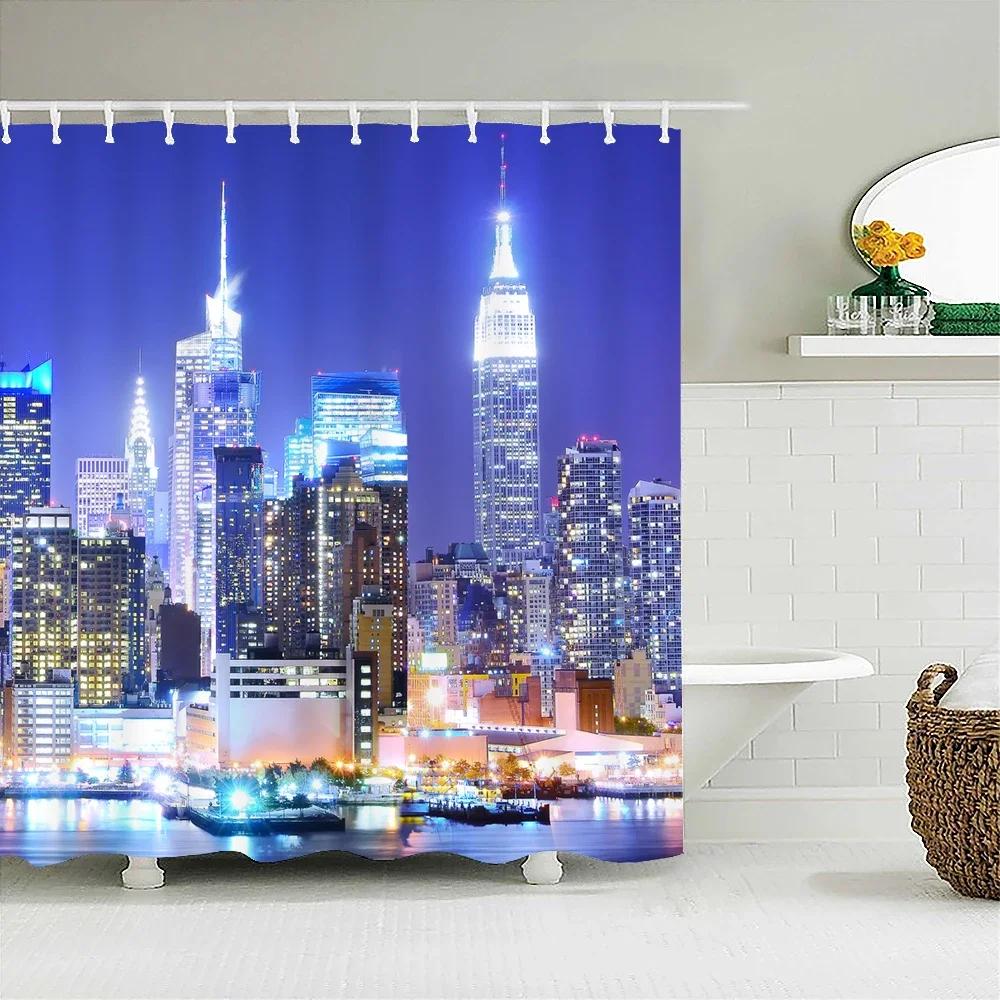 New York London Bridge Shower Curtain Printed Waterproof Fabric Polyester City Scenery Night View Bath Curtain Bathroom Decor W90xH180cm
New York London Bridge Shower Curtain Printed Waterproof Fabric Polyester City Scenery Night View Bath Curtain Bathroom Decor W90xH180cm