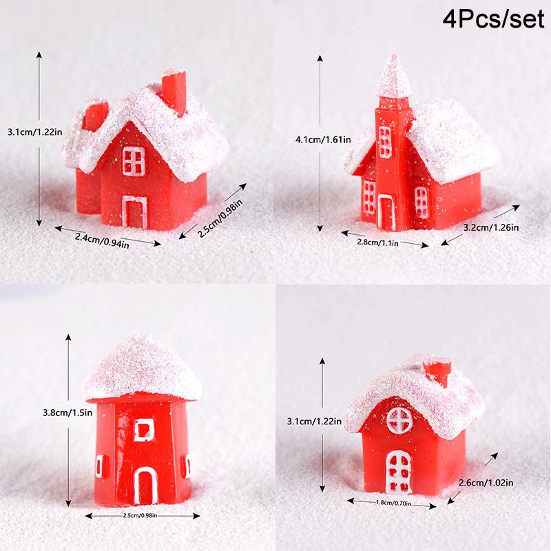 4pcs Christmas Village Resin Figurines Charming Snowy Miniature House Christmas Home Table DIY Decoration 2026 New Year Gifts
4pcs Christmas Village Resin Figurines Charming Snowy Miniature House Christmas Home Table DIY Decoration 2026 New Year Gifts