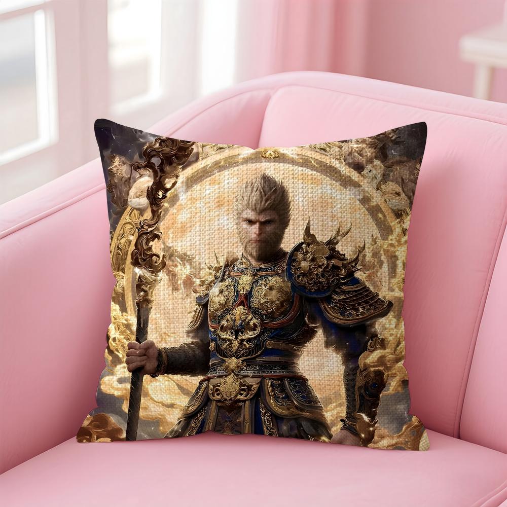 BBlack MythH Game Cushion Cover Natural Linen Pillow Case DoubleSided Print Decorative Sofa Pillowcase Home Decor Gift 30x30cm
BBlack MythH Game Cushion Cover Natural Linen Pillow Case DoubleSided Print Decorative Sofa Pillowcase Home Decor Gift 30x30cm