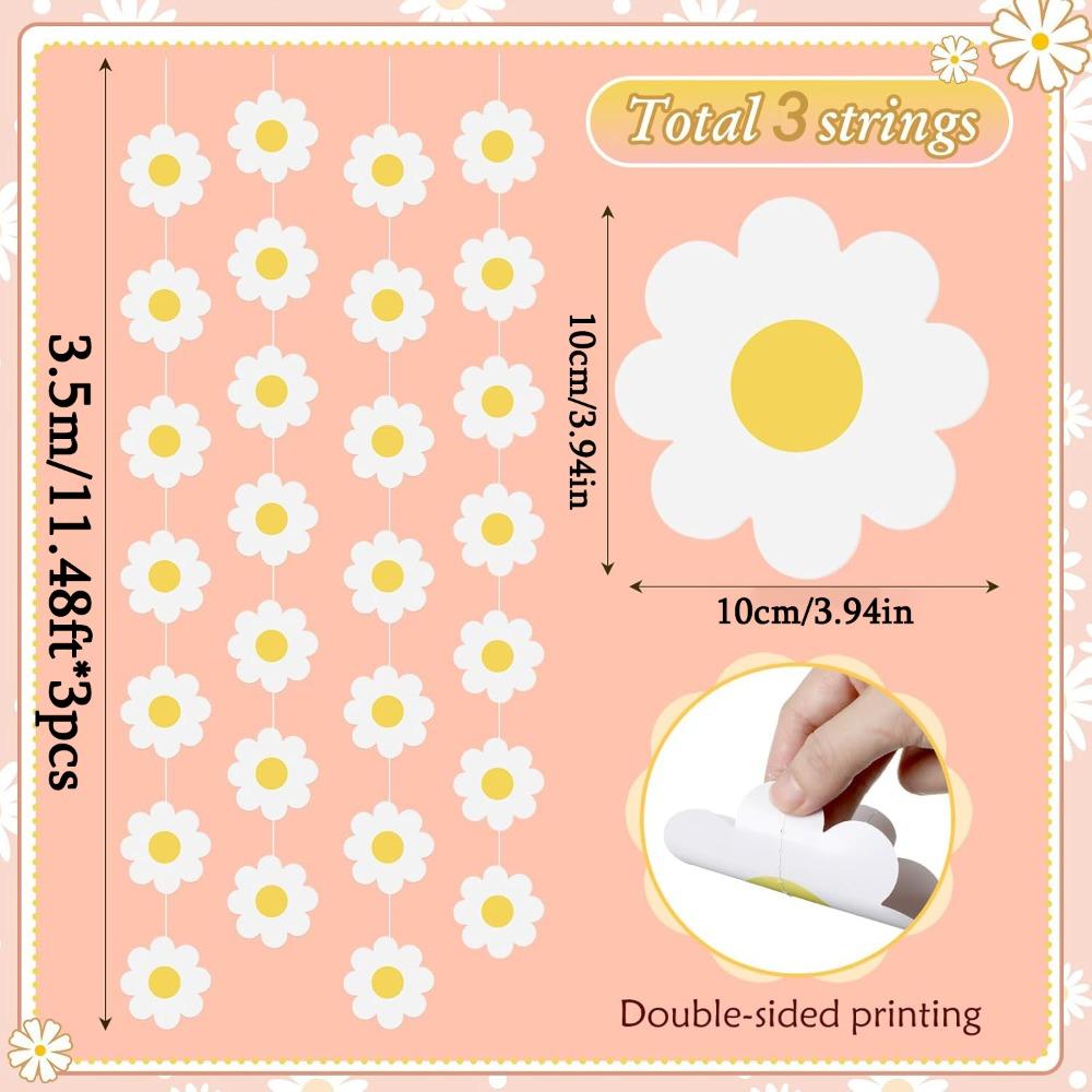 5pcs Daisy Boho Party Garlands Decorations Groovy Daisy Paper Garlands White Flower Hanging Garland Banner Hippie Flower Cutouts 5pcs
5pcs Daisy Boho Party Garlands Decorations Groovy Daisy Paper Garlands White Flower Hanging Garland Banner Hippie Flower Cutouts 5pcs