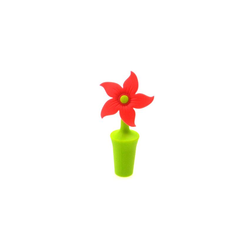 Silicone Flower Red Wine Bottle Stopper
Silicone Flower Red Wine Bottle Stopper