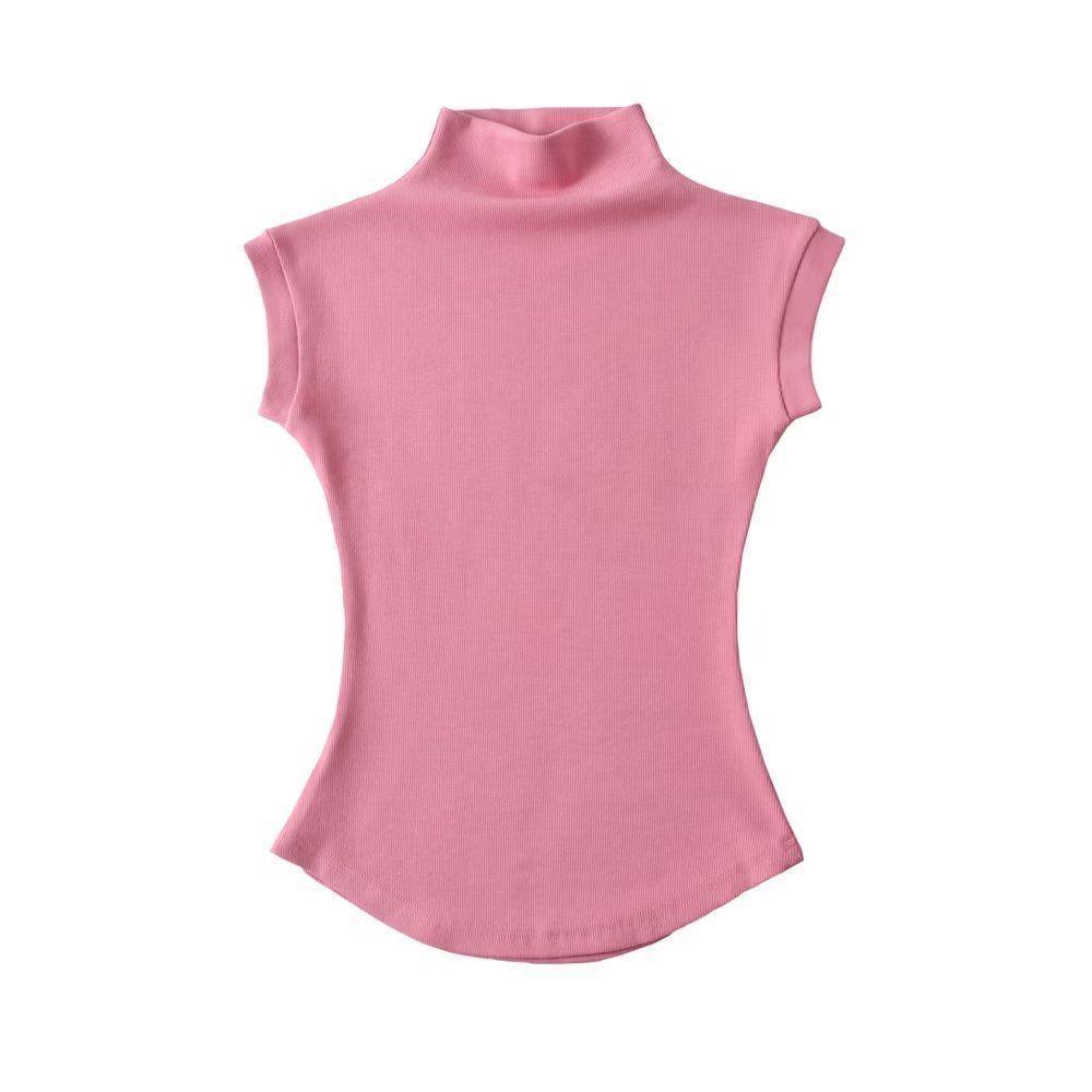 Women s Thai Style Elastic Curved Hem Tank Top - Short Sleeve, Half High Neck, Hot Girl Fit M (recommended for 90-100 jin) розовый
Women s Thai Style Elastic Curved Hem Tank Top - Short Sleeve, Half High Neck, Hot Girl Fit M (recommended for 90-100 jin) розовый