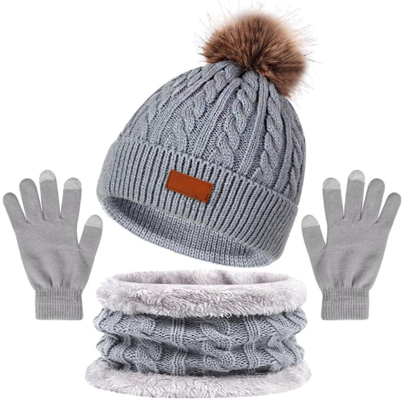 Hat Scarf Gloves Suit Comfortable Outdoor Sports Hat Lovely Styles Scarves for Men and Women
Hat Scarf Gloves Suit Comfortable Outdoor Sports Hat Lovely Styles Scarves for Men and Women