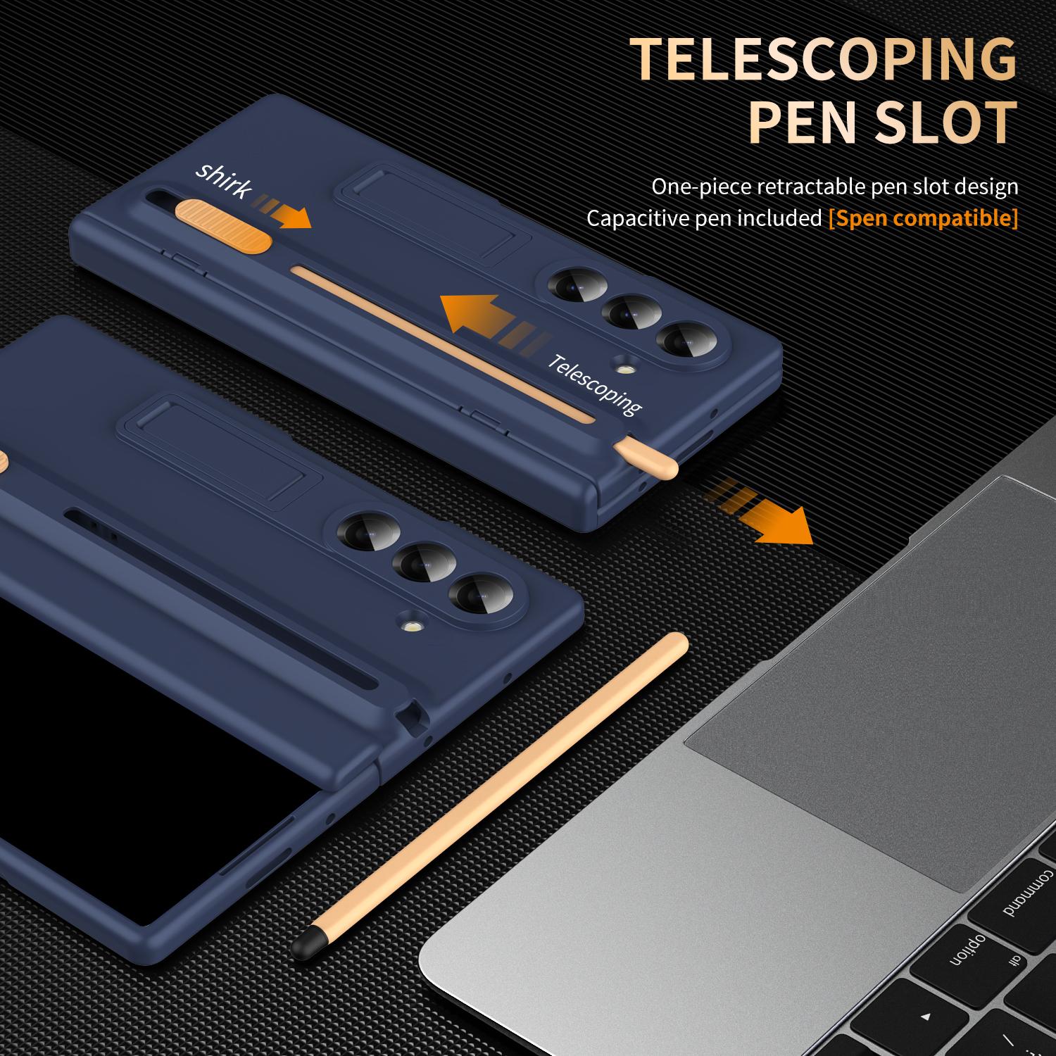 For Samsung Galaxy Z Fold7 5G Kickstand Phone Case with Tempered Glass Screen Protector and Stylus Pen Sapphire 
For Samsung Galaxy Z Fold7 5G Kickstand Phone Case with Tempered Glass Screen Protector and Stylus Pen Sapphire