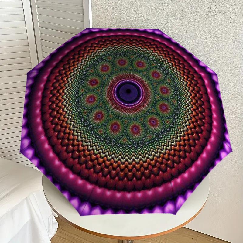 1pc Mandala Pattern Automatic Folding Umbrella - Compact 8-Rib Design,Perfect Gift for Friends & Family yy250926098
1pc Mandala Pattern Automatic Folding Umbrella - Compact 8-Rib Design,Perfect Gift for Friends & Family yy250926098