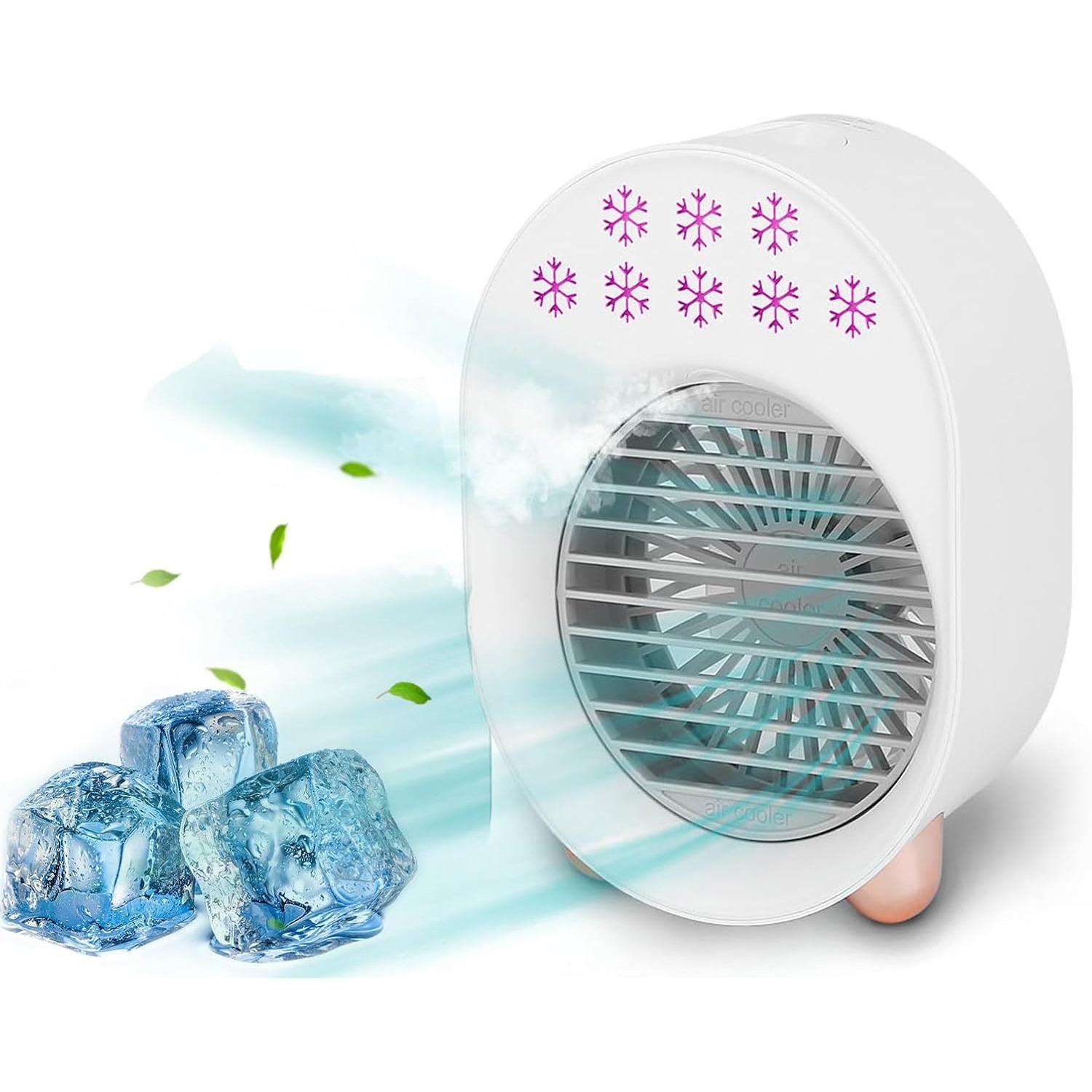 Portable Air Conditioners Fan, 4 In 1 Portable Desktop Air Conditioner Fan Water Mist Cooling Fan USB Rechargeable Evaporative Air Cooler белый
Portable Air Conditioners Fan, 4 In 1 Portable Desktop Air Conditioner Fan Water Mist Cooling Fan USB Rechargeable Evaporative Air Cooler белый