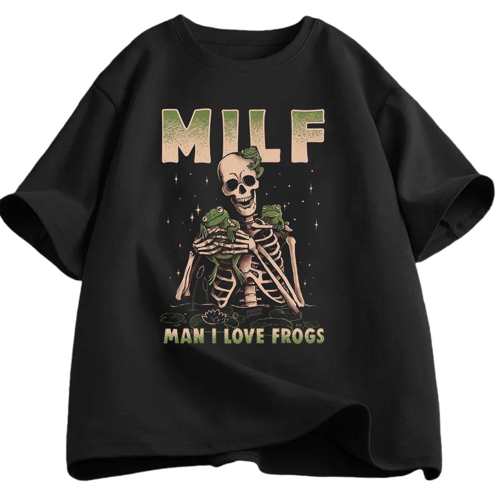 Milf Man I Love Frogs Fun Skeleton Maze Tshirt Summer Mens Womens Casual Cotton Fashion Street Wear Y2K Tshirt Top M
Milf Man I Love Frogs Fun Skeleton Maze Tshirt Summer Mens Womens Casual Cotton Fashion Street Wear Y2K Tshirt Top M