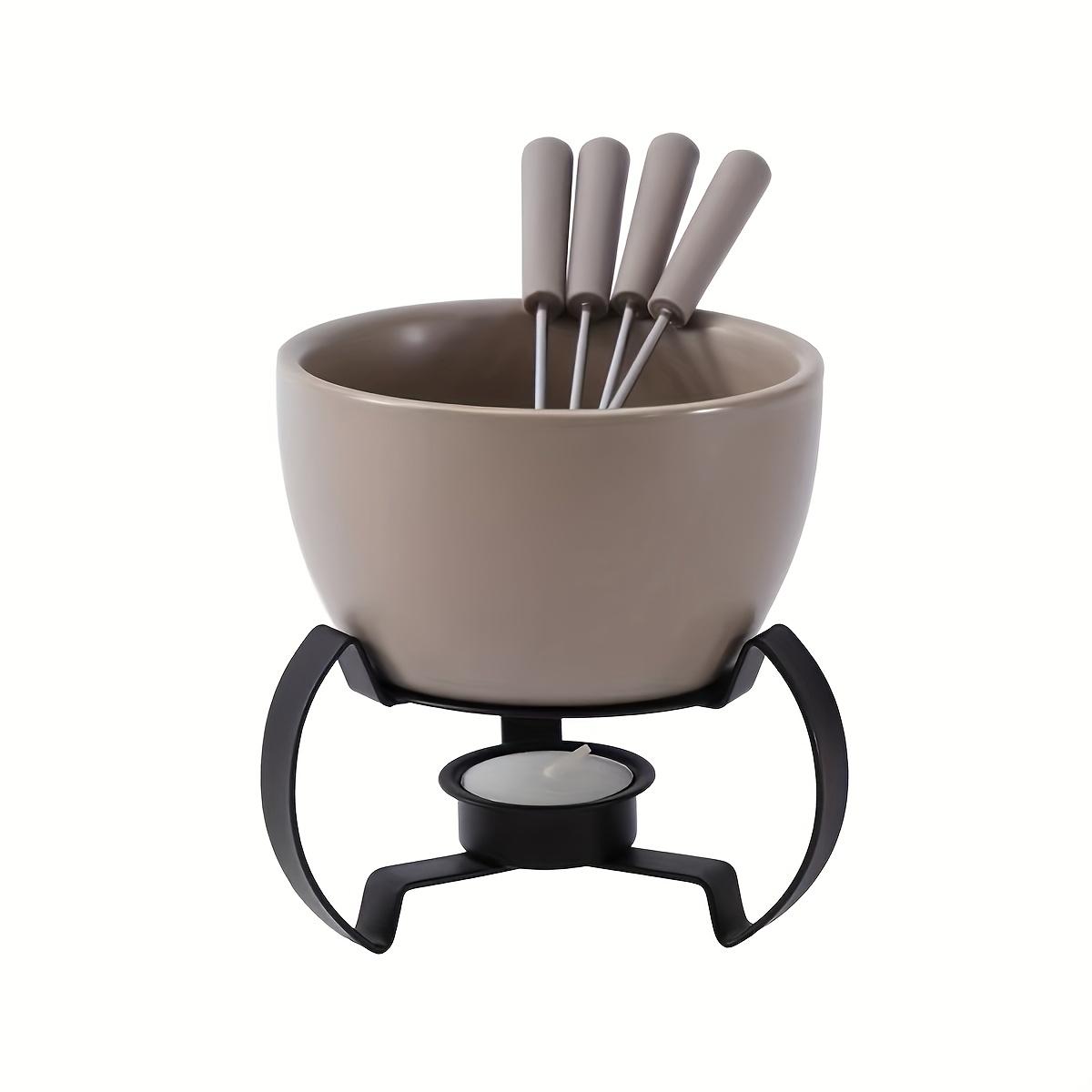 Фарфоровый набор для хот-пота Шоколадное, Сырное фондю с подставкой для свечи Кухонные аксессуары для подачи десертов серый
Фарфоровый набор для хот-пота Шоколадное, Сырное фондю с подставкой для свечи Кухонные аксессуары для подачи десертов серый