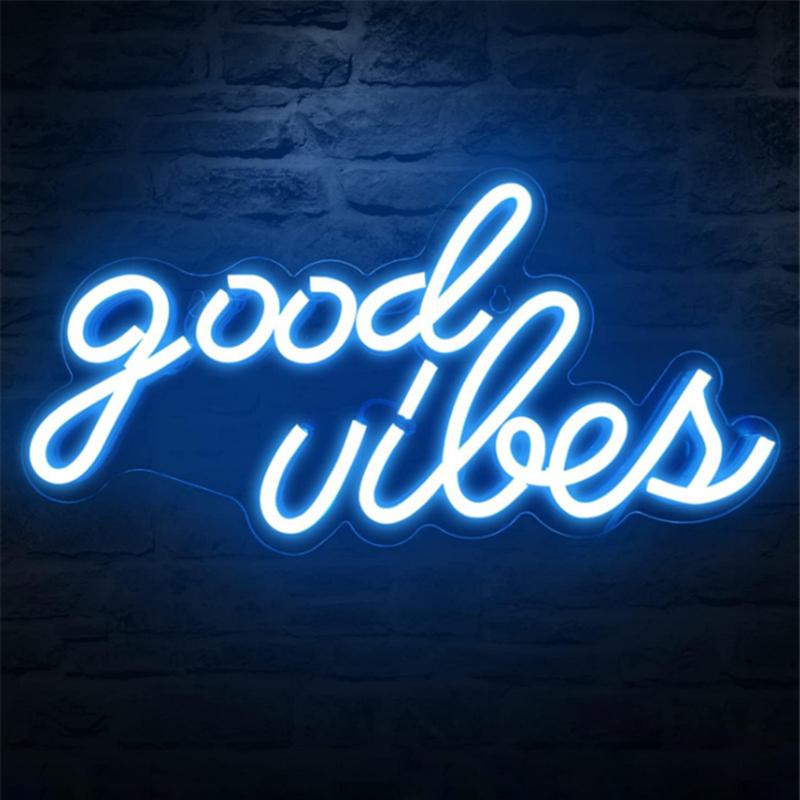 Good Vibes неоновые вывески для декора стен 3 Вт с питанием от USB Plug and Play светодиодное освещение для вывесок ночник для синий
Good Vibes неоновые вывески для декора стен 3 Вт с питанием от USB Plug and Play светодиодное освещение для вывесок ночник для синий