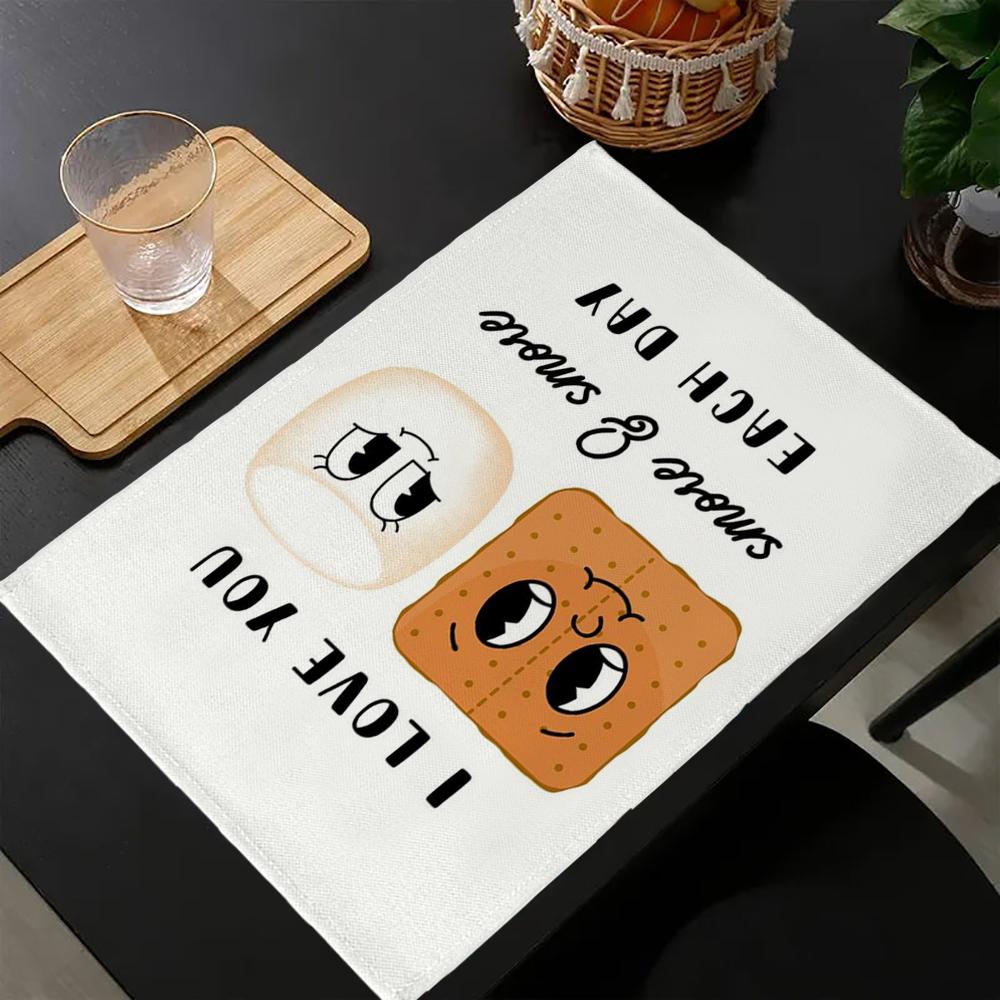 4PC Love You Smore Placemats Kids Wild Mushrooms Table Place Mats for Boys Girls Teens Kawaii Fungus Placemat 30x45cm-4PC
4PC Love You Smore Placemats Kids Wild Mushrooms Table Place Mats for Boys Girls Teens Kawaii Fungus Placemat 30x45cm-4PC