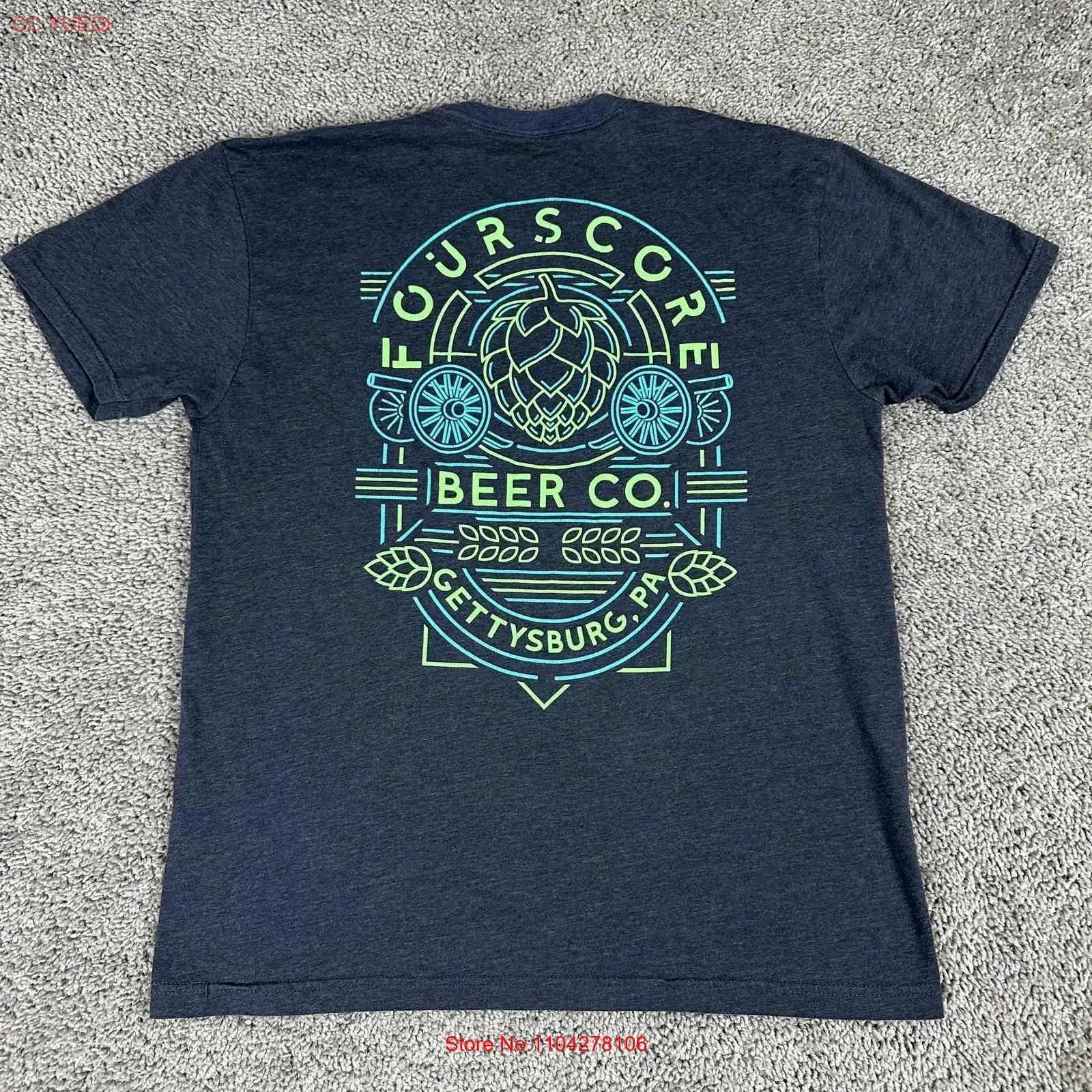 Fourscore Beer Co T Shirt Mens Large Gray Brewery Gettysburg PA vintage Washed Breathable designer clothes streetwear Stylish 5XL різнокольоровий
Fourscore Beer Co T Shirt Mens Large Gray Brewery Gettysburg PA vintage Washed Breathable designer clothes streetwear Stylish 5XL різнокольоровий