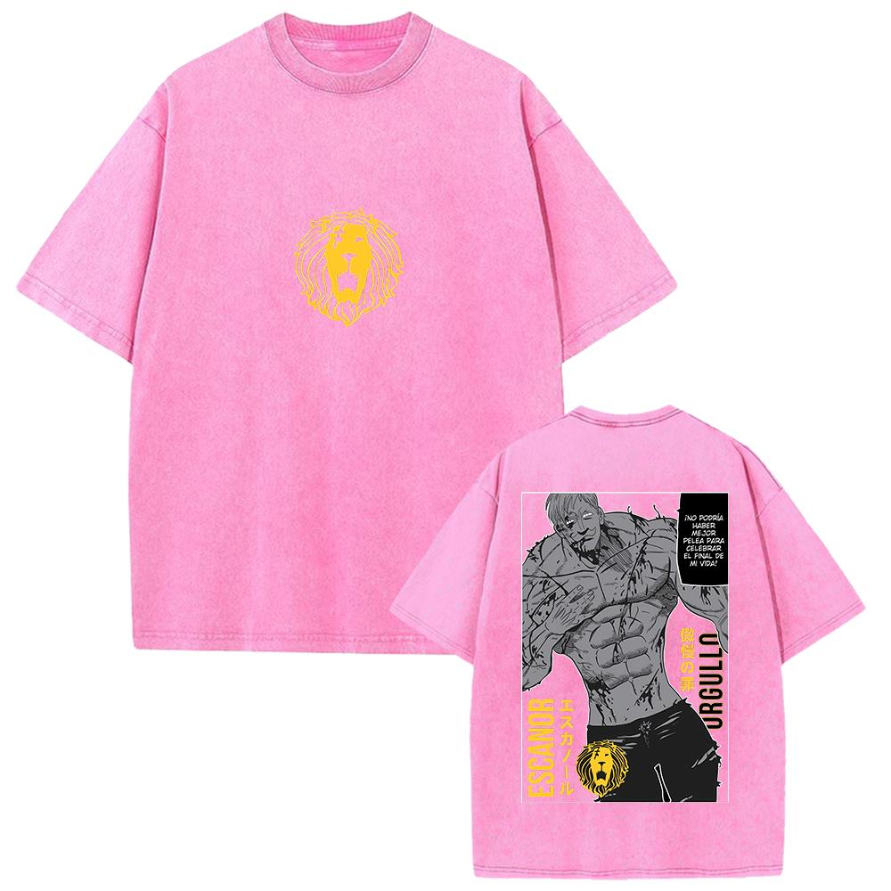 Anime The Seven Deadly Sins Escanor Graphic T Shirt Men Women Washed Cotton Tshirts Manga Vintage Tshirt Harajuku Male Tops S
Anime The Seven Deadly Sins Escanor Graphic T Shirt Men Women Washed Cotton Tshirts Manga Vintage Tshirt Harajuku Male Tops S