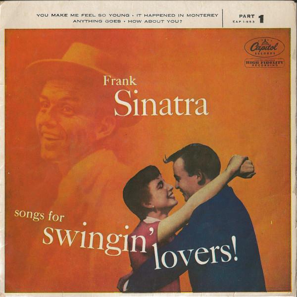 7inch Record FRANK SINATRA Songs For Swingin Lovers Part 1 EAP1653 Capitol Records 1956 UK Jazz Used
7inch Record FRANK SINATRA Songs For Swingin Lovers Part 1 EAP1653 Capitol Records 1956 UK Jazz Used
