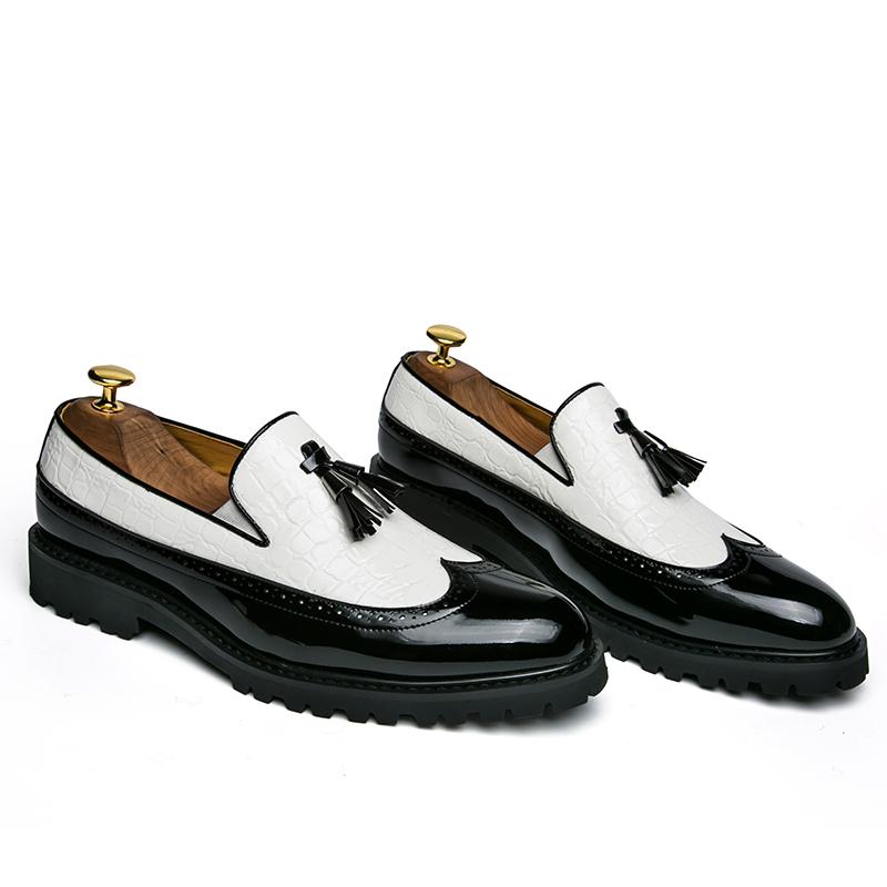 Classic Leather Dress Shoes Men Slip On Comfortable Business Casual Shoes Men s Stylish Business Shoes Premium Tassel Loafers 46 білий
Classic Leather Dress Shoes Men Slip On Comfortable Business Casual Shoes Men s Stylish Business Shoes Premium Tassel Loafers 46 білий