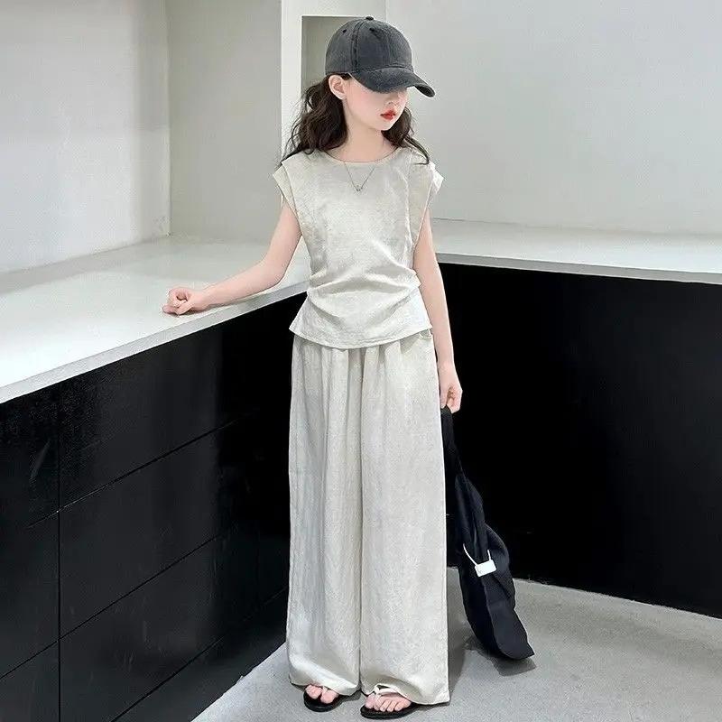 Summer Wear Girls Outfit Sets Children s Suit Kids Clothing Elementary Student Clothes Child Boutique Dress Teen Top Girl s Set 120 серый
Summer Wear Girls Outfit Sets Children s Suit Kids Clothing Elementary Student Clothes Child Boutique Dress Teen Top Girl s Set 120 серый