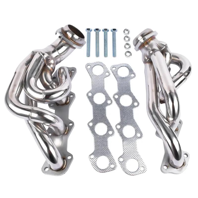 AP03 Shorty Manifold Header for Ford F150 F250 1997 1998 1999 2000 2001 2002 2003 5.4L V8 Engines Chrome Polished
AP03 Shorty Manifold Header for Ford F150 F250 1997 1998 1999 2000 2001 2002 2003 5.4L V8 Engines Chrome Polished