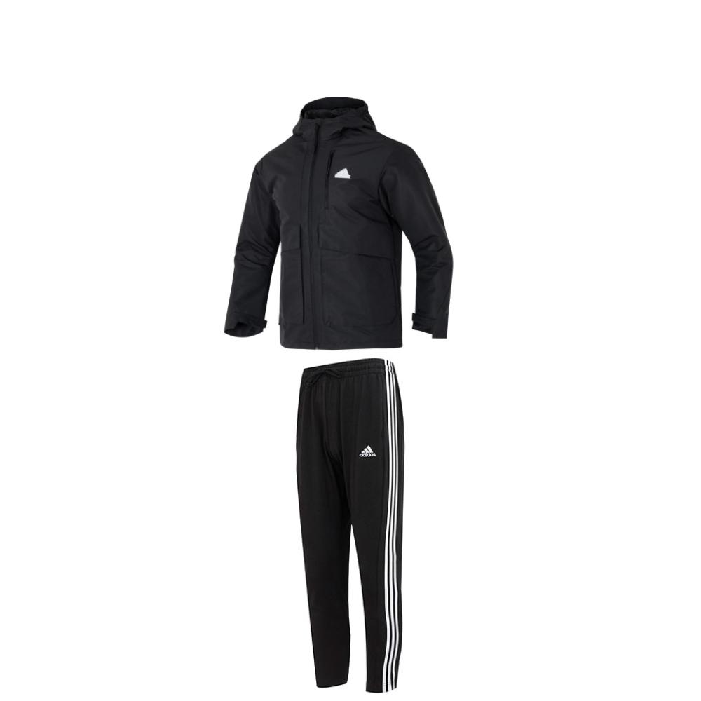Adidas Hooded Zip Comfortable Jacket Breathable Durable Knitted Long Pants Casual Sports Set Men Sports Set Black IT3951+IC0044 L
Adidas Hooded Zip Comfortable Jacket Breathable Durable Knitted Long Pants Casual Sports Set Men Sports Set Black IT3951+IC0044 L