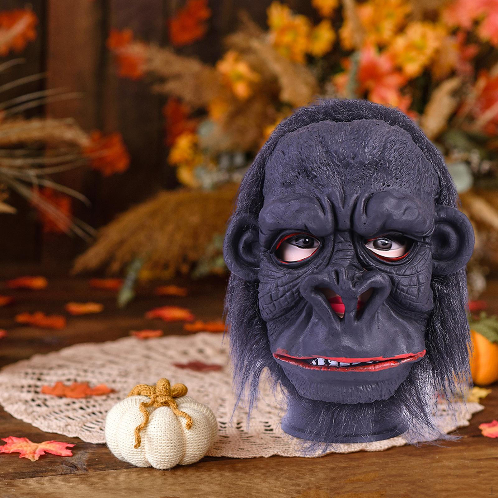 Gorilla Cosplay Props Lightweight Comfortable Monkey Head Halloween , for Holiday Masquerade Grinning face
Gorilla Cosplay Props Lightweight Comfortable Monkey Head Halloween , for Holiday Masquerade Grinning face