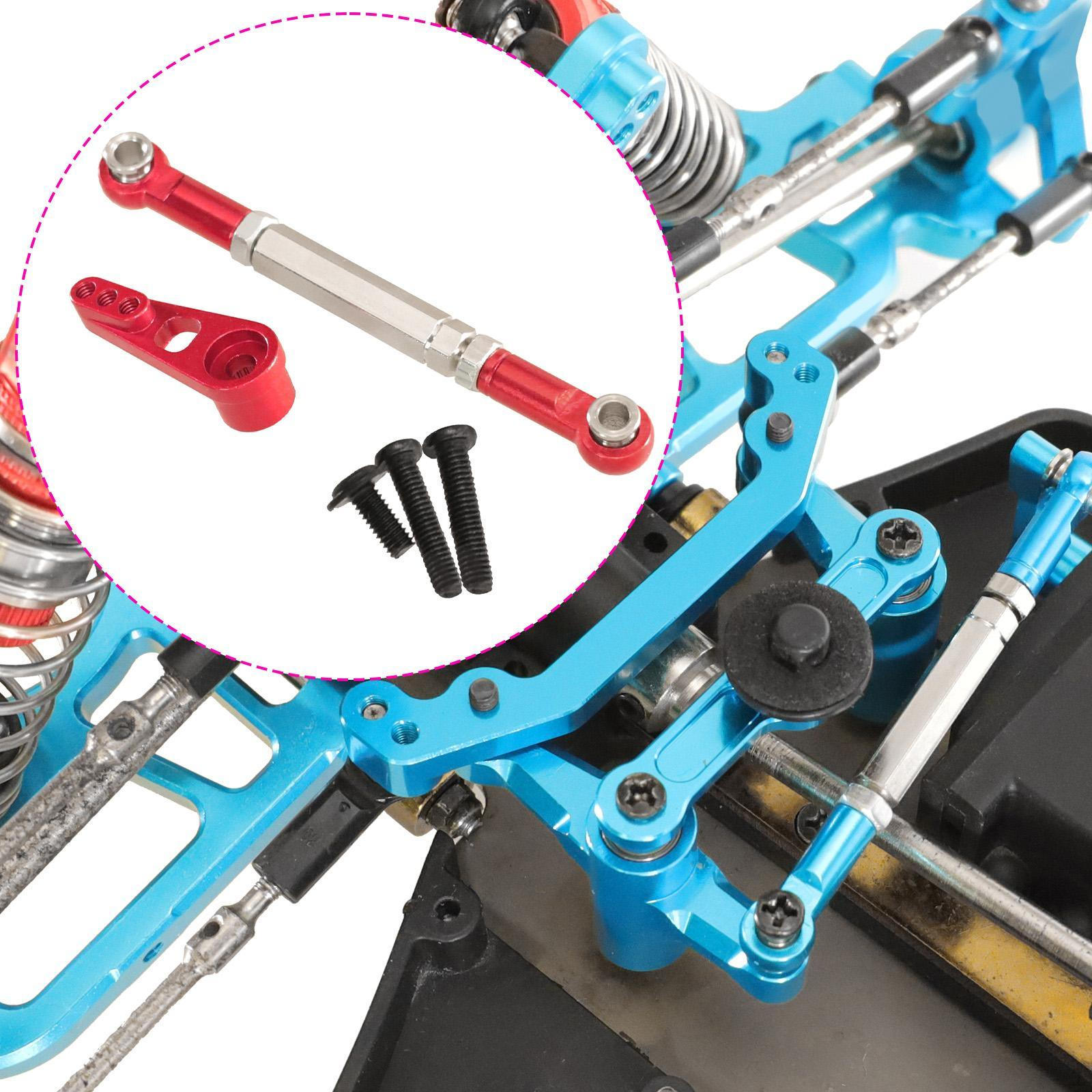 Steering Arm Aluminum Adjustable Easy to Install Metal Rod Pull for 104002 104001 червоний
Steering Arm Aluminum Adjustable Easy to Install Metal Rod Pull for 104002 104001 червоний