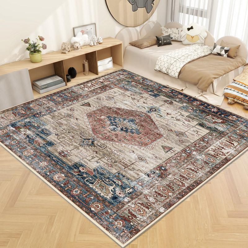 Ковер Гостиная Этнический Американский Стиль Журнальный Столик Диван Спальня Прикроватный Ковер Китайский Стиль Большая площадь Коврик 120 * 160cm