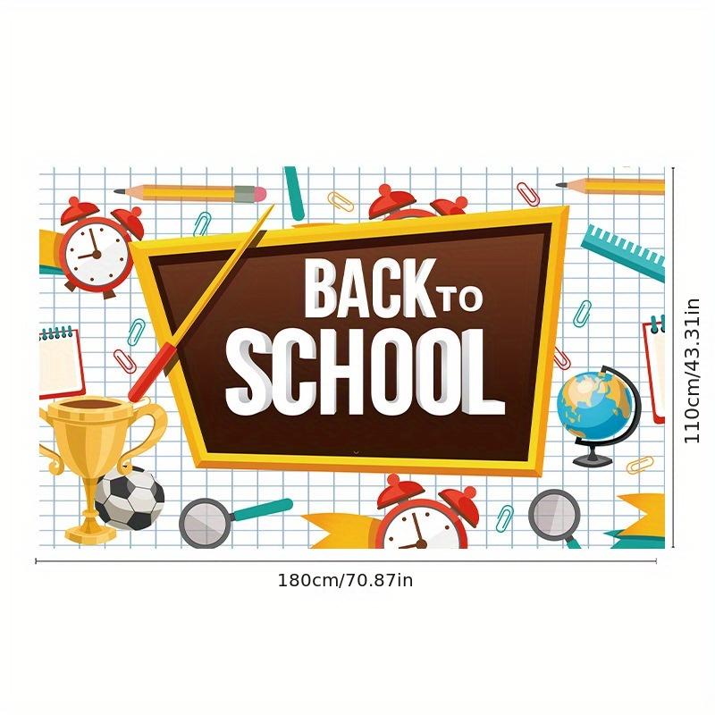 Украшение С возвращением в школу (1 шт., Сезон открытия) – Фон, баннер, флаг для атмосферы и вечеринки Football
Украшение С возвращением в школу (1 шт., Сезон открытия) – Фон, баннер, флаг для атмосферы и вечеринки Football