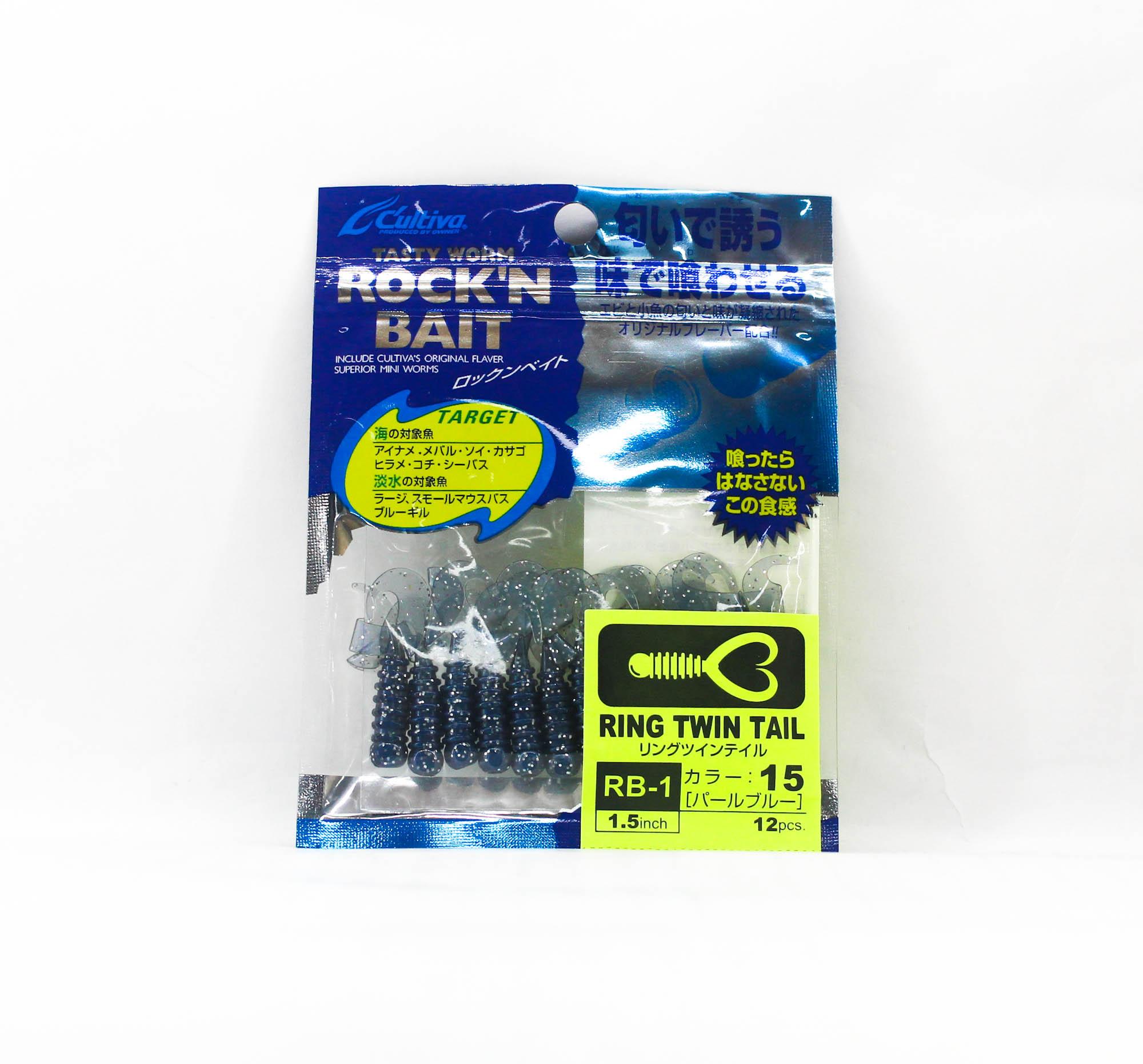 Owner М яка приманка RB-1 Ring Twin Tail 12 штук 1,5 дюйма 15 (2200)
Owner М яка приманка RB-1 Ring Twin Tail 12 штук 1,5 дюйма 15 (2200)