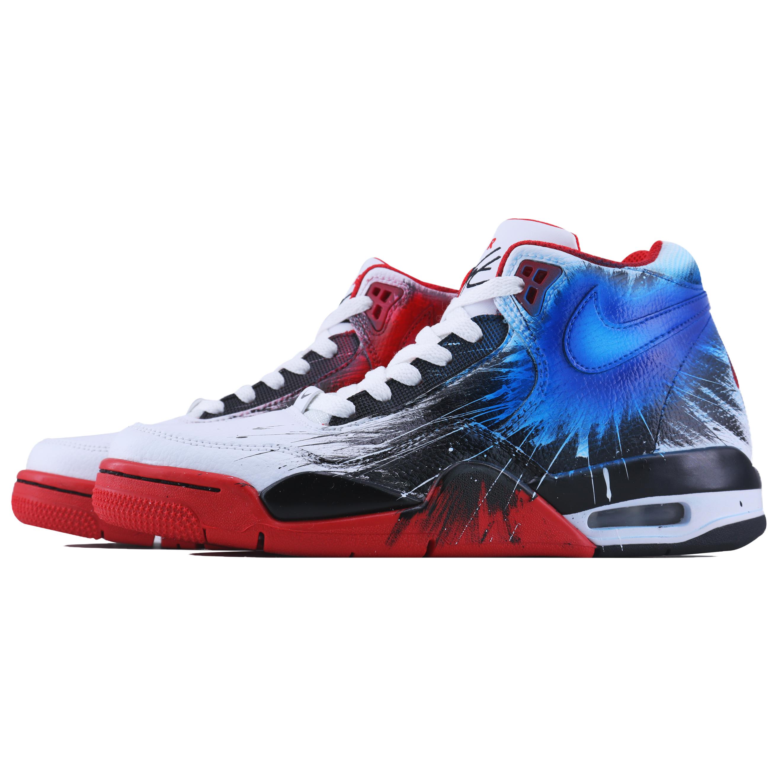 Nike Flight Legacy Quantum Graffiti Mid top Vintage Basketball Shoes Unisex Red Blue Black BQ4212-100(Team168-) 39
Nike Flight Legacy Quantum Graffiti Mid top Vintage Basketball Shoes Unisex Red Blue Black BQ4212-100(Team168-) 39
