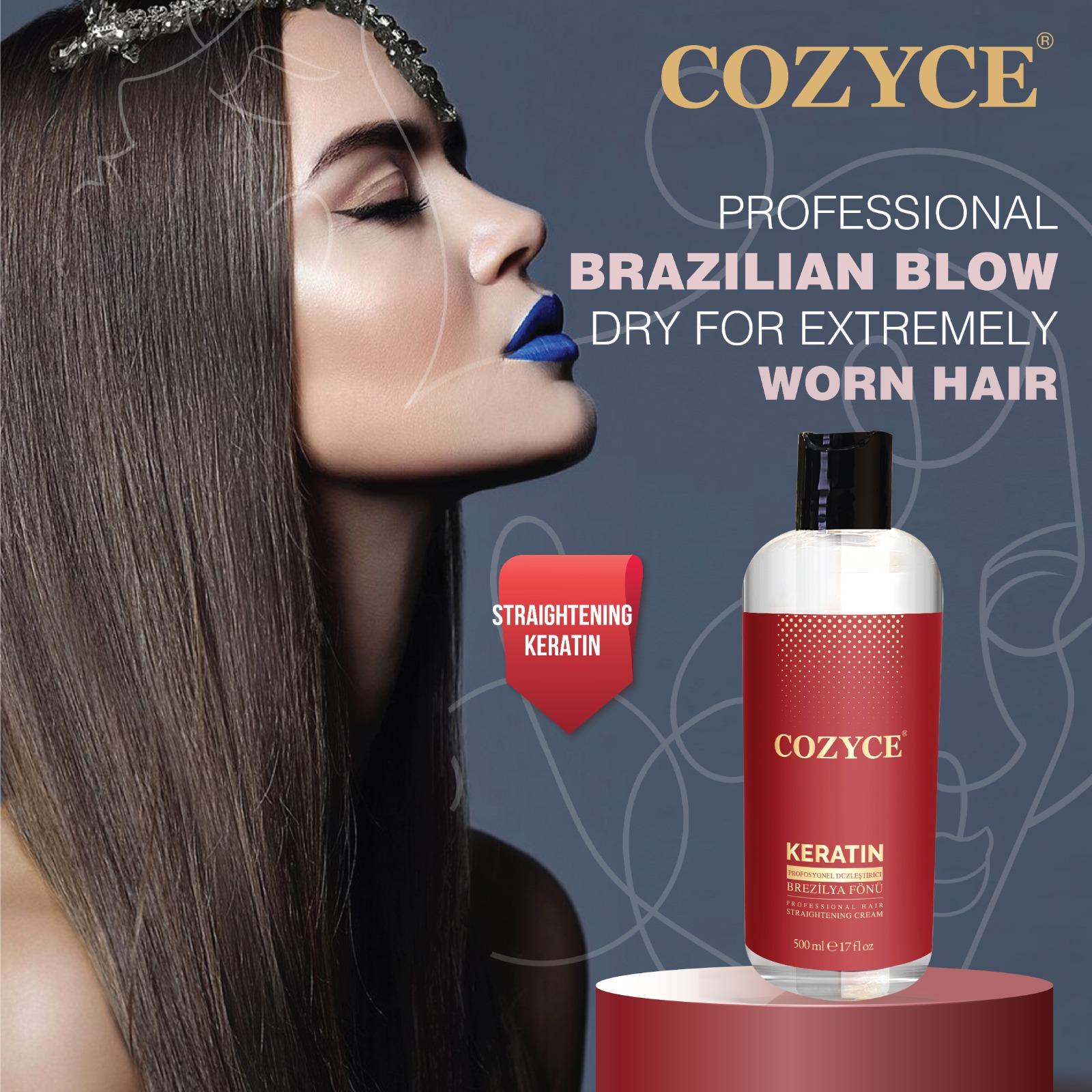 COZYCE Profosyonel Keratin Brezilya Fönü 500 ML
COZYCE Profosyonel Keratin Brezilya Fönü 500 ML