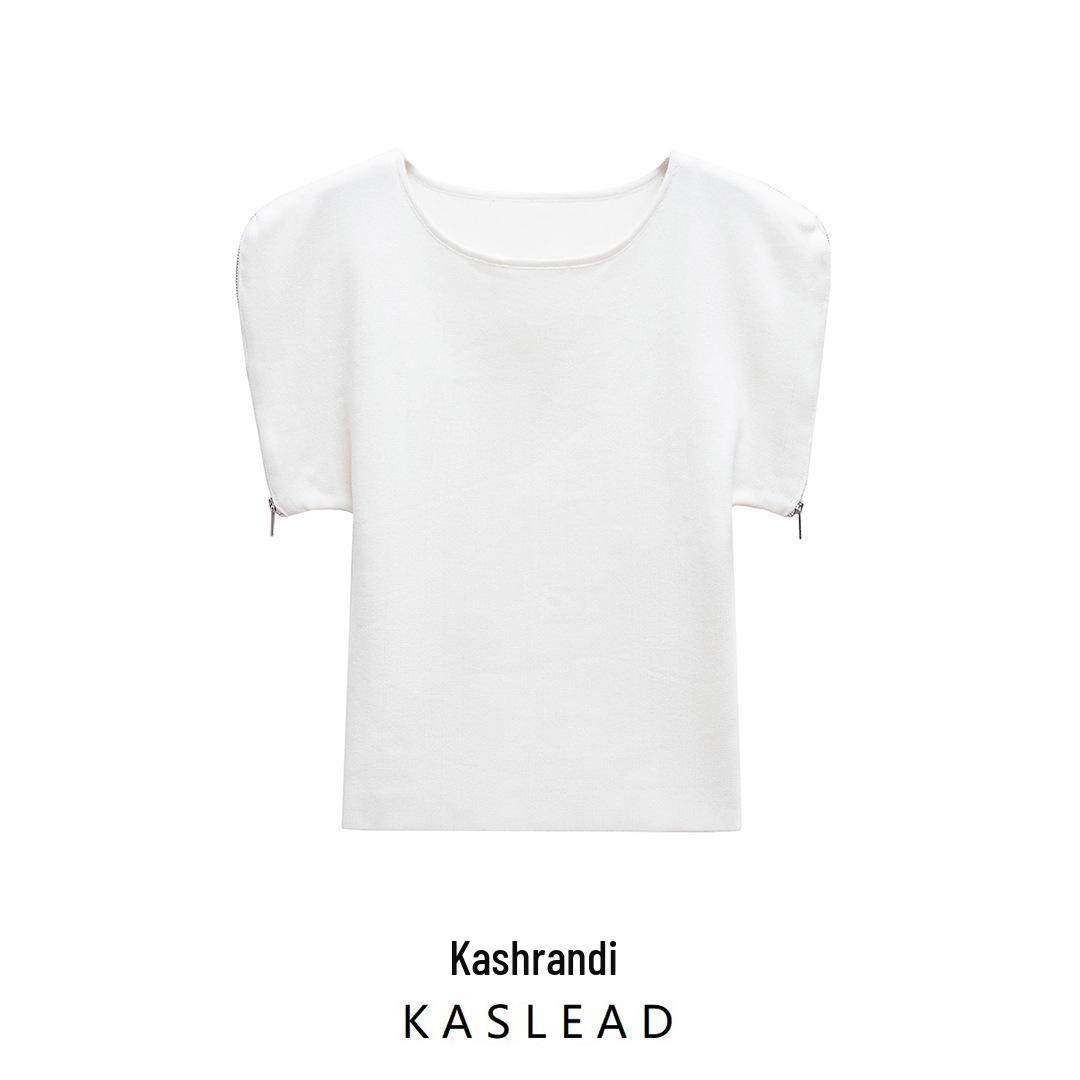 Spring 2025 Women s European & American Style Knitted Top with Zipper Detail Sleeves L
Spring 2025 Women s European & American Style Knitted Top with Zipper Detail Sleeves L