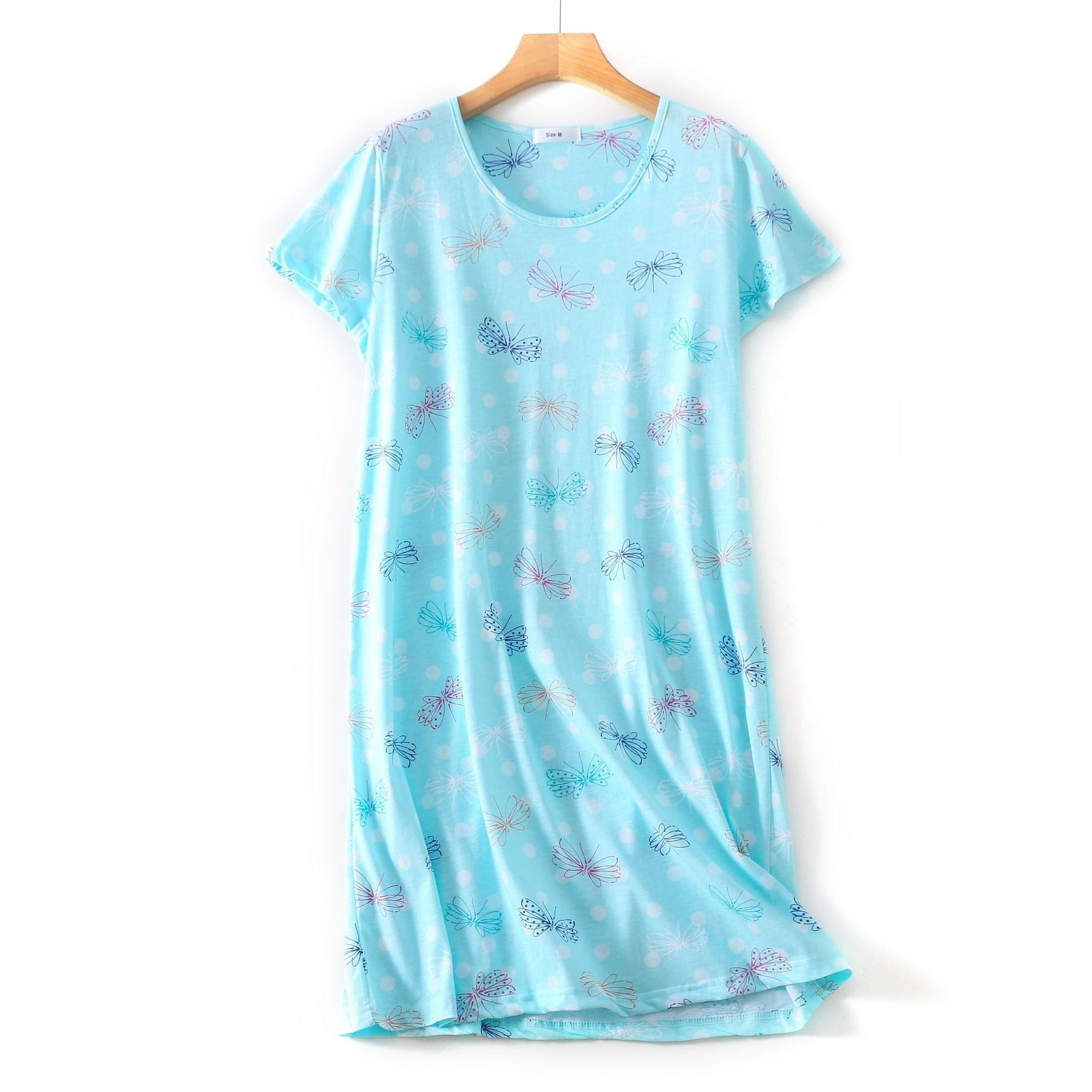 Летняя женская ночная рубашка больших размеров с коротким рукавом, милая одежда для сна с героями мультфильмов, милые ночные рубашки с круглым вырезом, пижамы, женская хлопковая пижама L
Летняя женская ночная рубашка больших размеров с коротким рукавом, милая одежда для сна с героями мультфильмов, милые ночные рубашки с круглым вырезом, пижамы, женская хлопковая пижама L