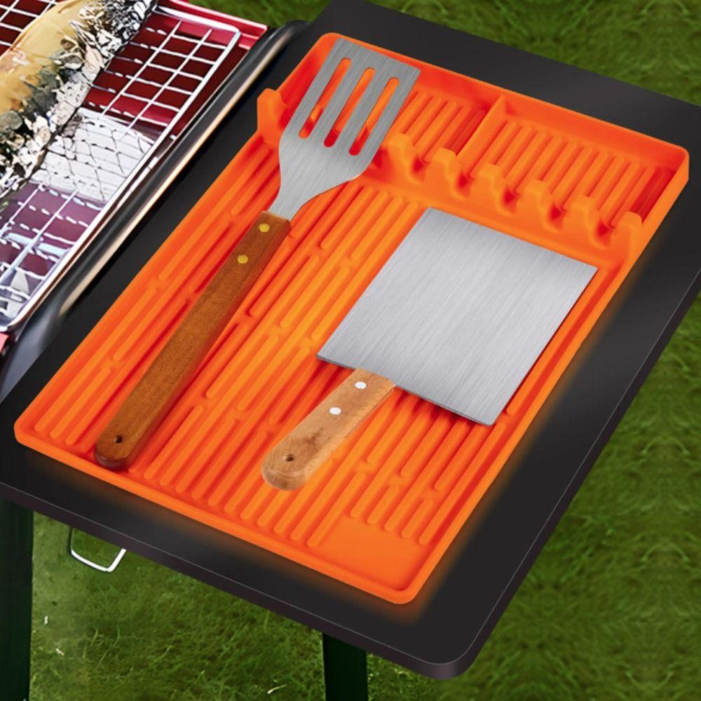 Silicone Grill Mat Non Slip Oven Tool Pad Grill Tool Baking Tray Protection Mat Outdoor сірий
Silicone Grill Mat Non Slip Oven Tool Pad Grill Tool Baking Tray Protection Mat Outdoor сірий