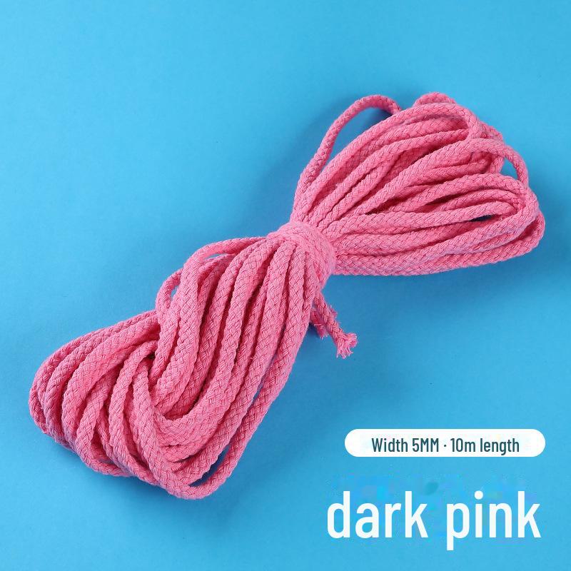 Цветная хлопковая веревка толщиной 5 мм - 10 метров, сотканная вручную, из восьми прядей, для поделок, сумок с завязками и веревок для шляп
Цветная хлопковая веревка толщиной 5 мм - 10 метров, сотканная вручную, из восьми прядей, для поделок, сумок с завязками и веревок для шляп