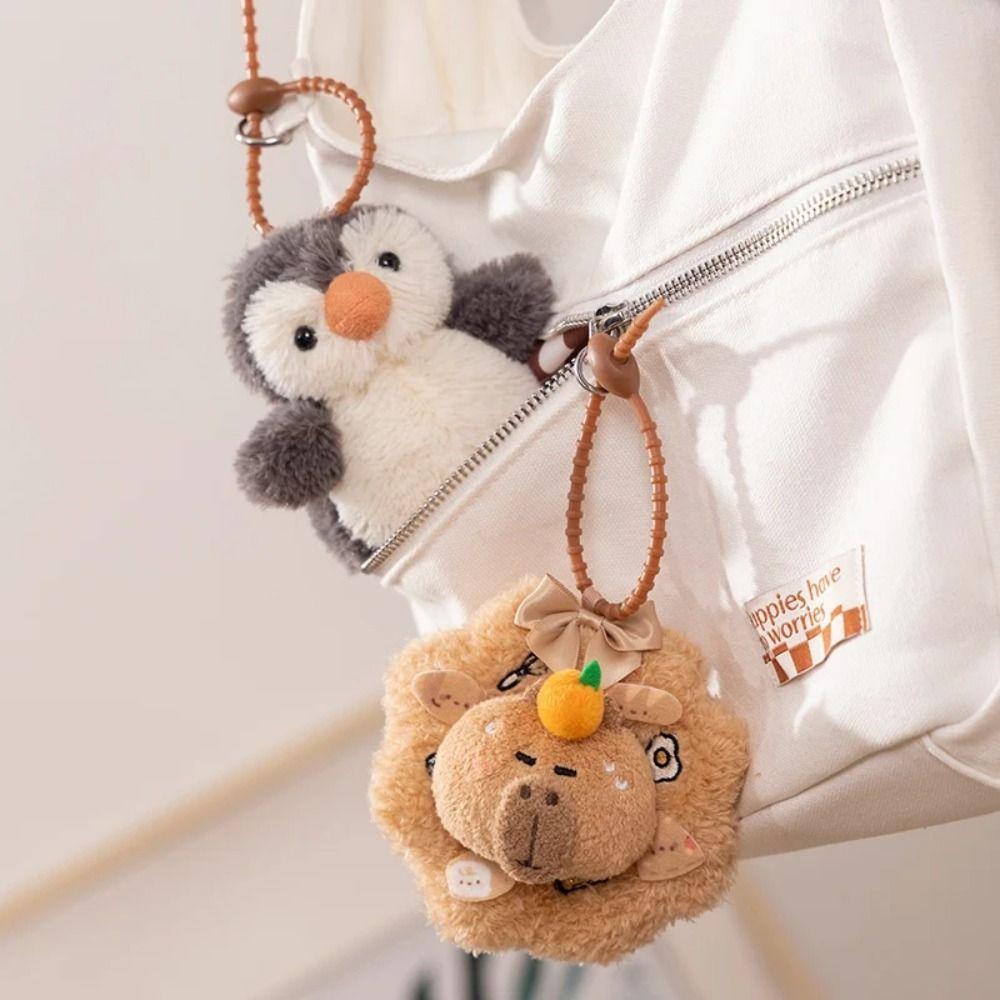 Soft Capibara Bag Pendant Creative Capybara Plush Doll Capybara Wreath Plush Keychain Bag Hanging
Soft Capibara Bag Pendant Creative Capybara Plush Doll Capybara Wreath Plush Keychain Bag Hanging
