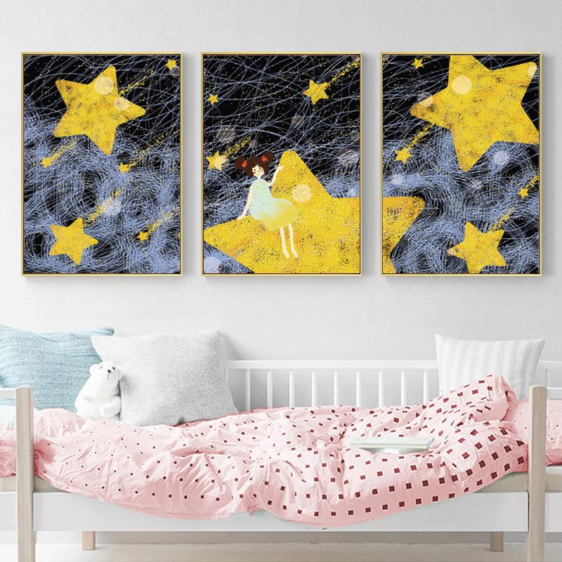 Cartoon Meteor Shower Posters and Prints Nursery Baby Girl Wall Art Canvas Paintings Baby Room Home Nordic Decoration Pictures
Cartoon Meteor Shower Posters and Prints Nursery Baby Girl Wall Art Canvas Paintings Baby Room Home Nordic Decoration Pictures
