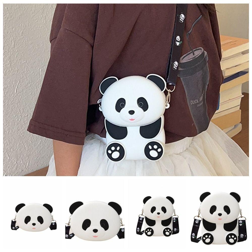 Multifunctional Panda Crossbody Bag Animal Cartoon Coin Purse Cute Panda Silicone Bag Ladies S-Style B
Multifunctional Panda Crossbody Bag Animal Cartoon Coin Purse Cute Panda Silicone Bag Ladies S-Style B