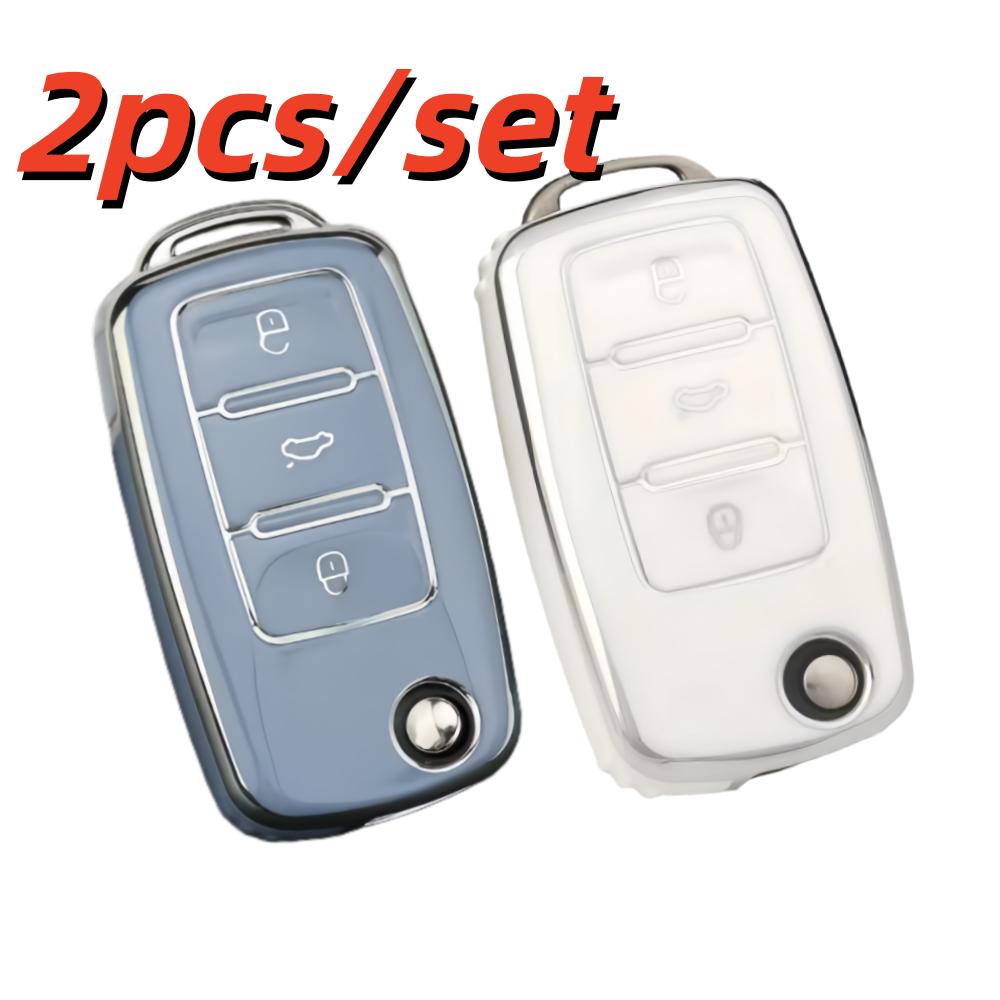 2Pcs Car Key Case Covers For Vw Passat Polo Golf 4 5 6 Volkswagen Skoda 3-Button
2Pcs Car Key Case Covers For Vw Passat Polo Golf 4 5 6 Volkswagen Skoda 3-Button