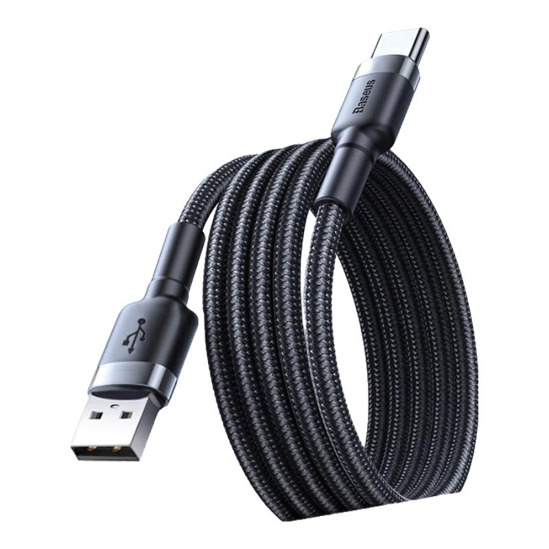 Плетений кабель Baseus USB-A на Type-C для швидкої зарядки
Плетений кабель Baseus USB-A на Type-C для швидкої зарядки