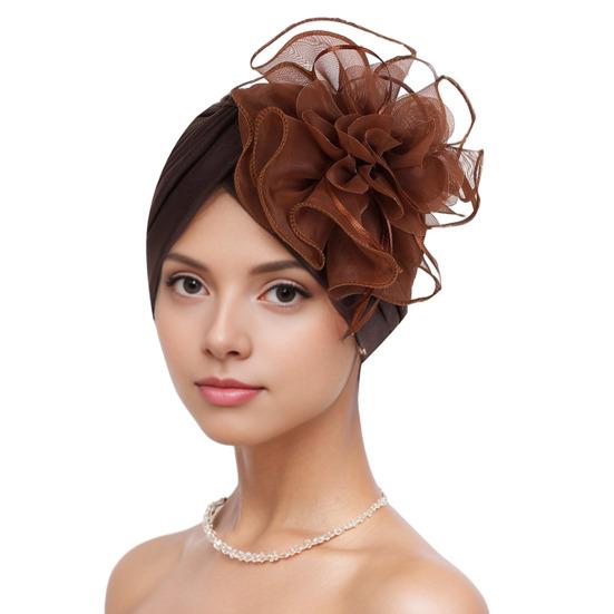 Women Pure Flower Decor Color Mesh Turban Hat Elastic Non-Slip Headwrap Breathable кофейный
Women Pure Flower Decor Color Mesh Turban Hat Elastic Non-Slip Headwrap Breathable кофейный