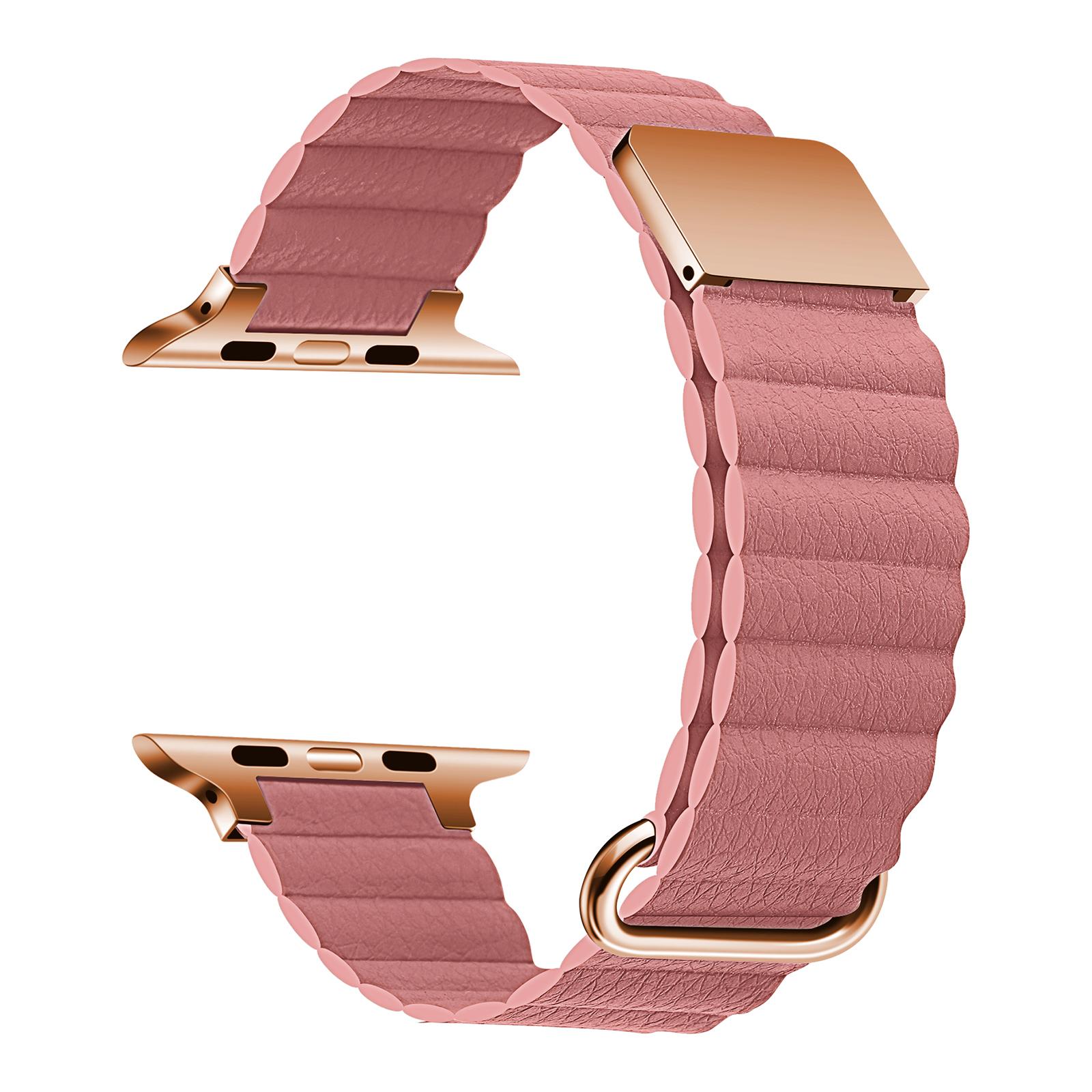 Watch Strap for Apple Watch Series 10 42mm/9 8 7 41mm/SE (2023) SE (2022) SE 6 5 4 40mm/3 2 1 38mm Magnetic Watchband Rose Gold/Rose Pink
Watch Strap for Apple Watch Series 10 42mm/9 8 7 41mm/SE (2023) SE (2022) SE 6 5 4 40mm/3 2 1 38mm Magnetic Watchband Rose Gold/Rose Pink