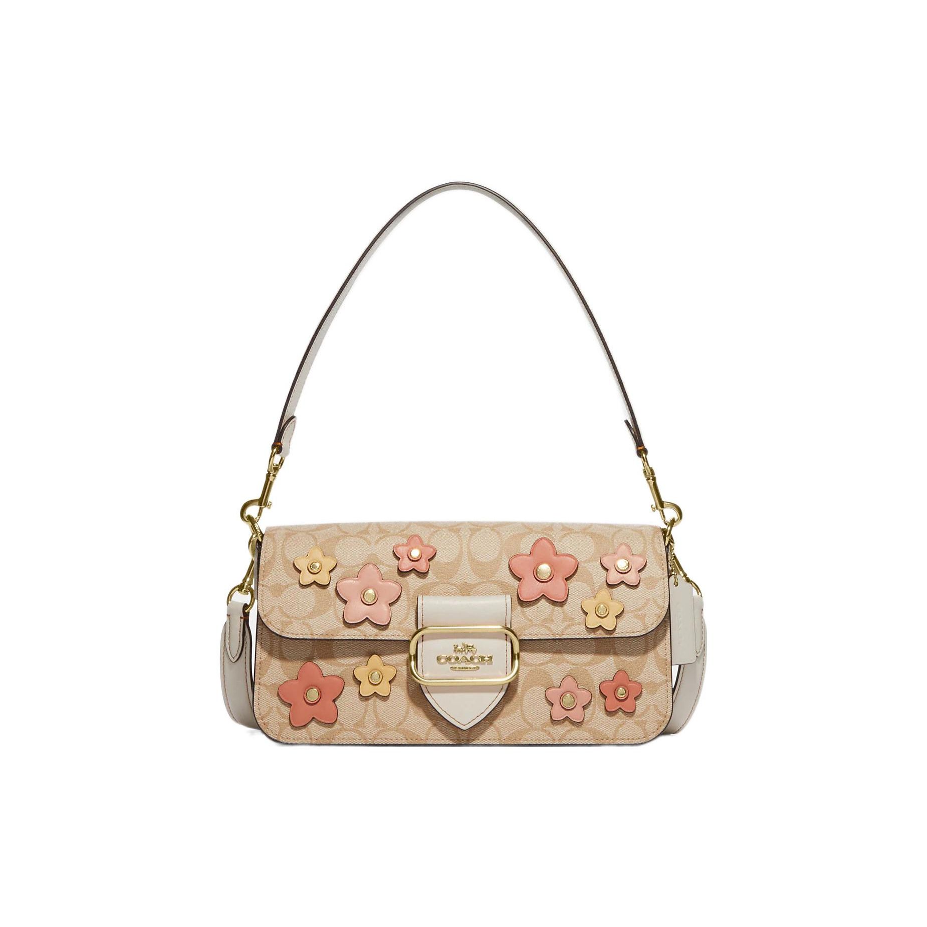 Coach Morgan 27 3D Floral Monogram Flap Canvas And Leather Shoulder Bag Large Women shoulder bag Light-Khaki CH341-IMOT4 Basic Set (Bag+Dust Bag)
Coach Morgan 27 3D Floral Monogram Flap Canvas And Leather Shoulder Bag Large Women shoulder bag Light-Khaki CH341-IMOT4 Basic Set (Bag+Dust Bag)