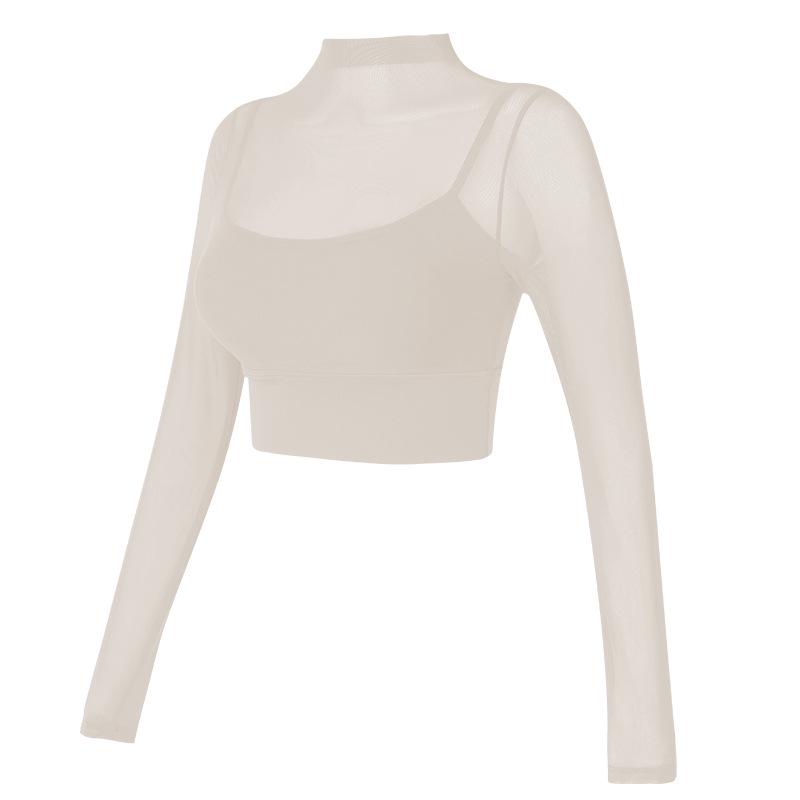 Высококачественный сетчатый костюм для йоги с нагрудными вкладышами для женщин – Топ для фитнеса из двух частей для бега и тренировок осенью/зимой Small
Высококачественный сетчатый костюм для йоги с нагрудными вкладышами для женщин – Топ для фитнеса из двух частей для бега и тренировок осенью/зимой Small