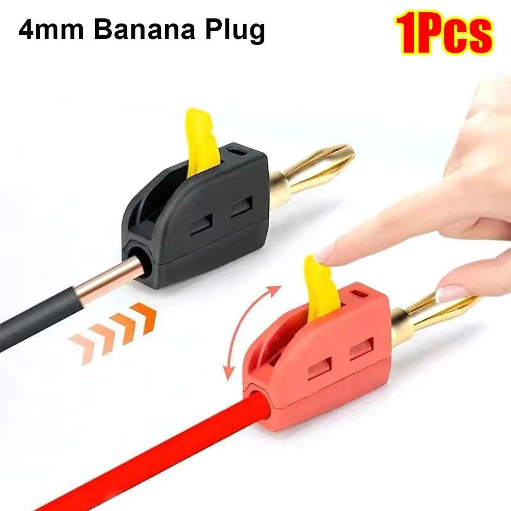 1Pcs Solderless Banana Plug 4mm Wire Connector New Quick Connect Banana Jack For Speakers yellow
1Pcs Solderless Banana Plug 4mm Wire Connector New Quick Connect Banana Jack For Speakers yellow