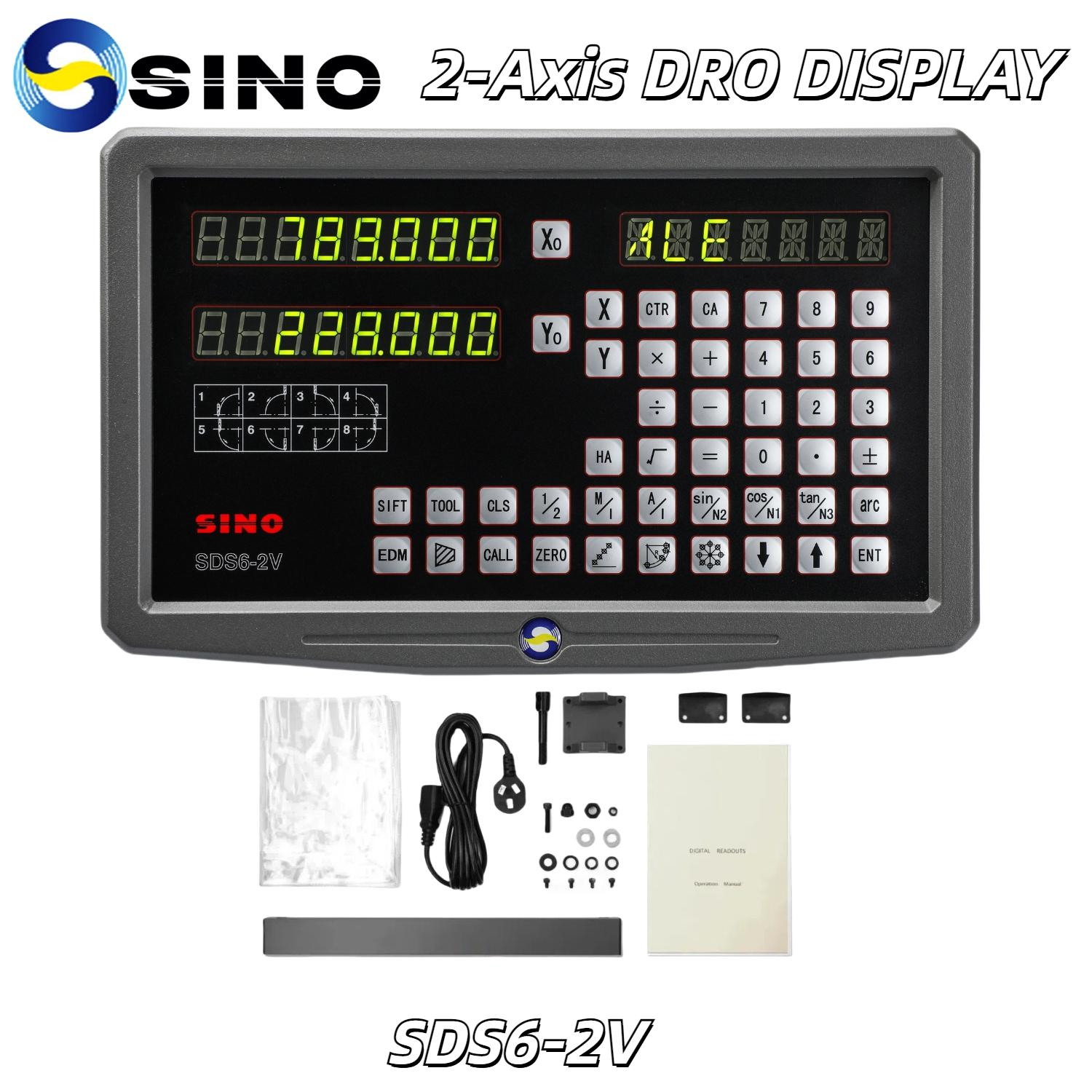 SINO SDS6-2V DRO 2-осьовий цифровий відлік TTL Сигнал 100В до 240В для токарних, фрезерних, ЧПК, розточувальних верстатів 2 Axis DRO
SINO SDS6-2V DRO 2-осьовий цифровий відлік TTL Сигнал 100В до 240В для токарних, фрезерних, ЧПК, розточувальних верстатів 2 Axis DRO