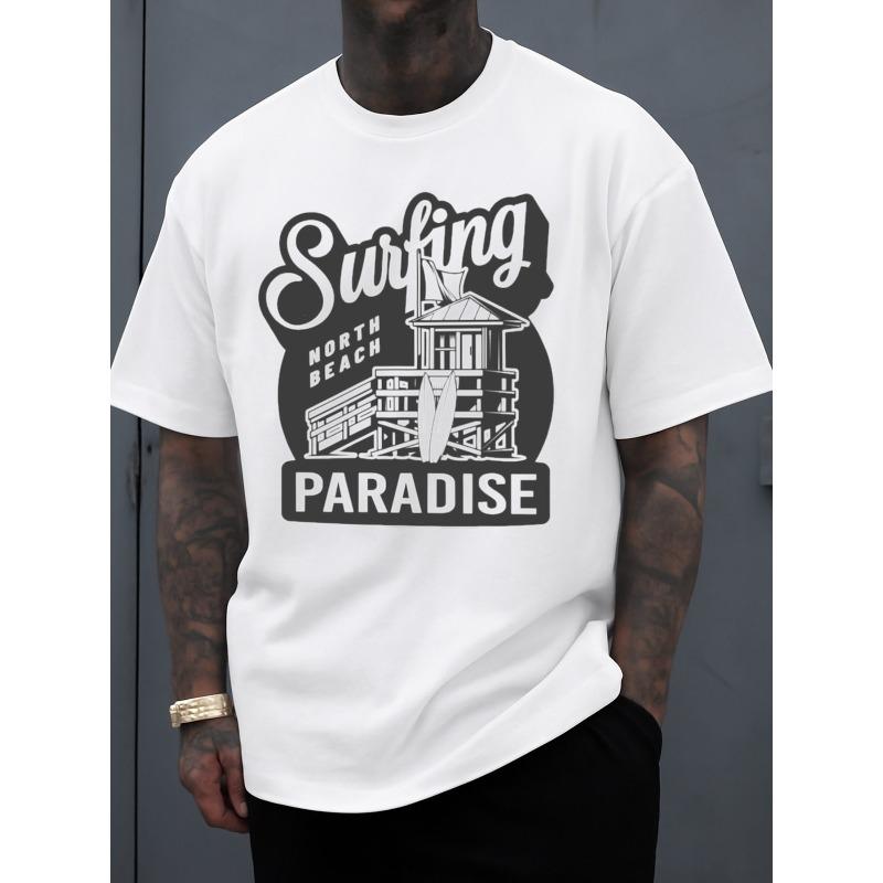 European sizes Surfing Paradise North Beach Tee Men s Crew Neck T-shirts White Funny Summer for Summer Casual Daily Wear Unique Designs, Summer Prints 4XL білий
European sizes Surfing Paradise North Beach Tee Men s Crew Neck T-shirts White Funny Summer for Summer Casual Daily Wear Unique Designs, Summer Prints 4XL білий