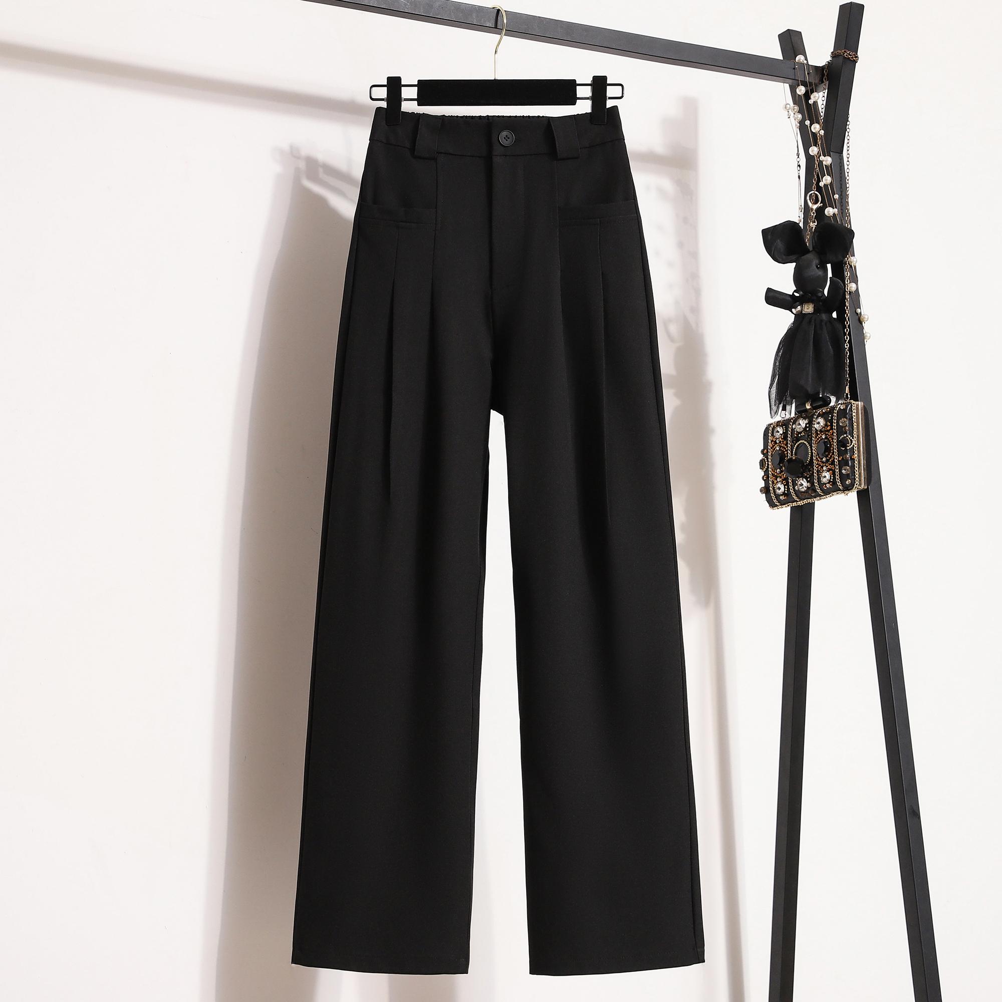 DIMANAF 2024 Женские новые осенние брюки больших размеров с широкими штанинами и высокой талией, свободные длинные брюки, однотонные повседневные шаровары 5XL S чёрный
DIMANAF 2024 Женские новые осенние брюки больших размеров с широкими штанинами и высокой талией, свободные длинные брюки, однотонные повседневные шаровары 5XL S чёрный