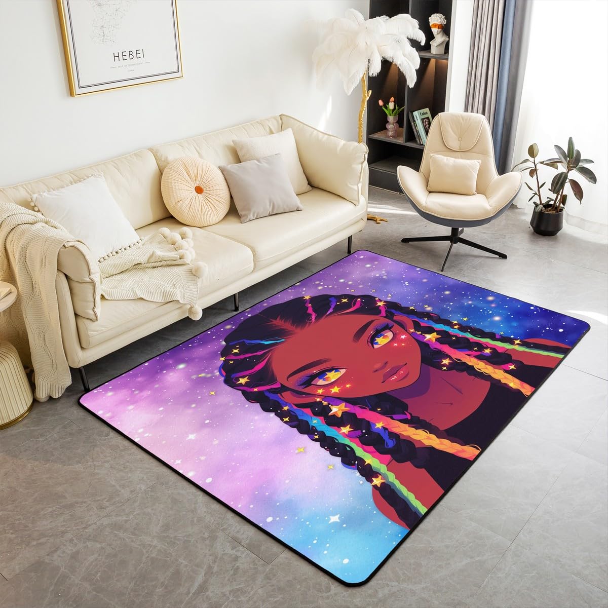 Erosebridal Galaxy Area Rug 3x5 Universe Rug for Kids Boys Cartoon Girls Glitter Stars Planet Carpet Sun Earth Saturn Bedroom Decor Black Co 160cm x 200cm
Erosebridal Galaxy Area Rug 3x5 Universe Rug for Kids Boys Cartoon Girls Glitter Stars Planet Carpet Sun Earth Saturn Bedroom Decor Black Co 160cm x 200cm